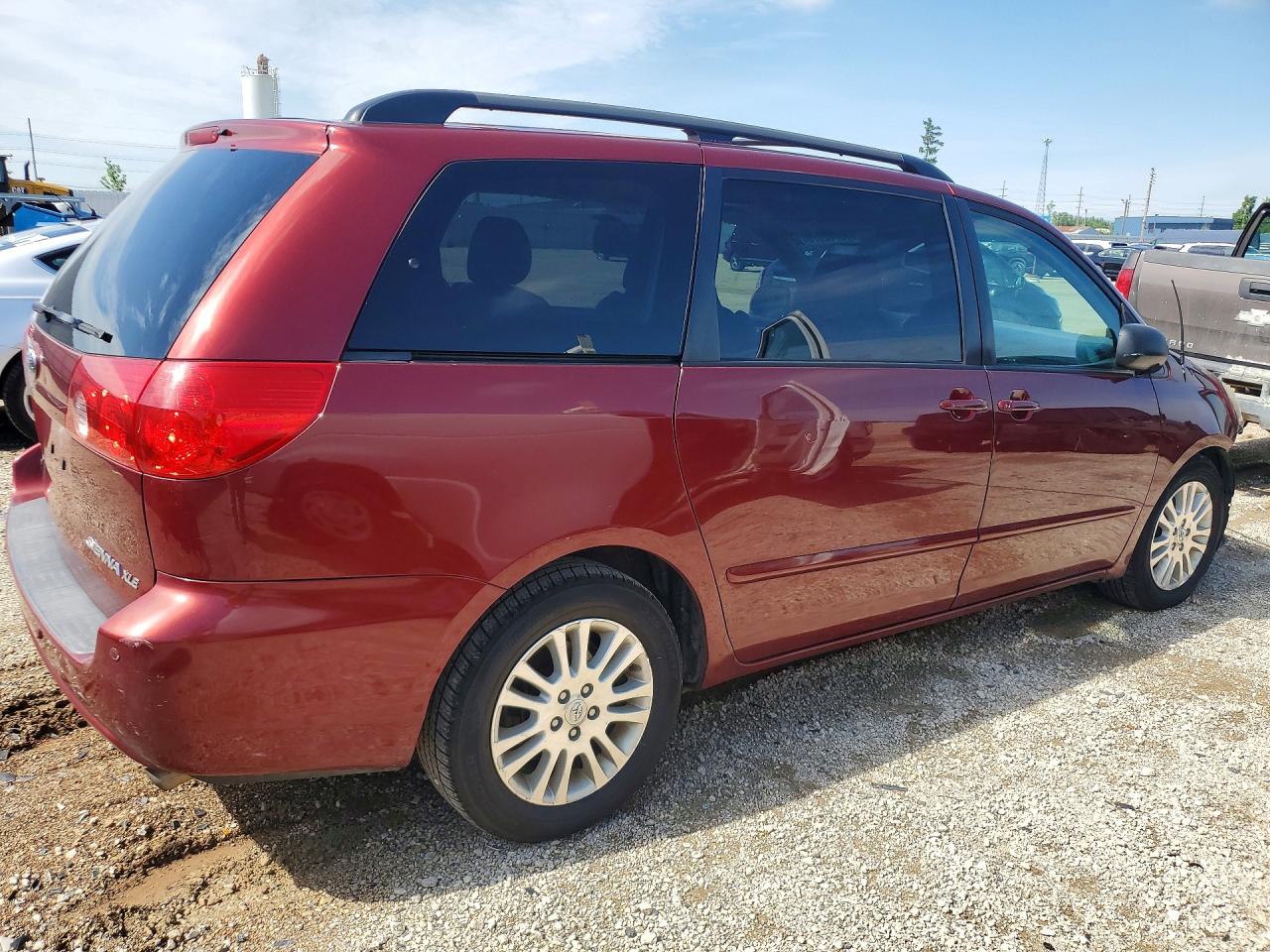 2009 Toyota Sienna Xle Maroon vin: 5TDZK22C19S234288