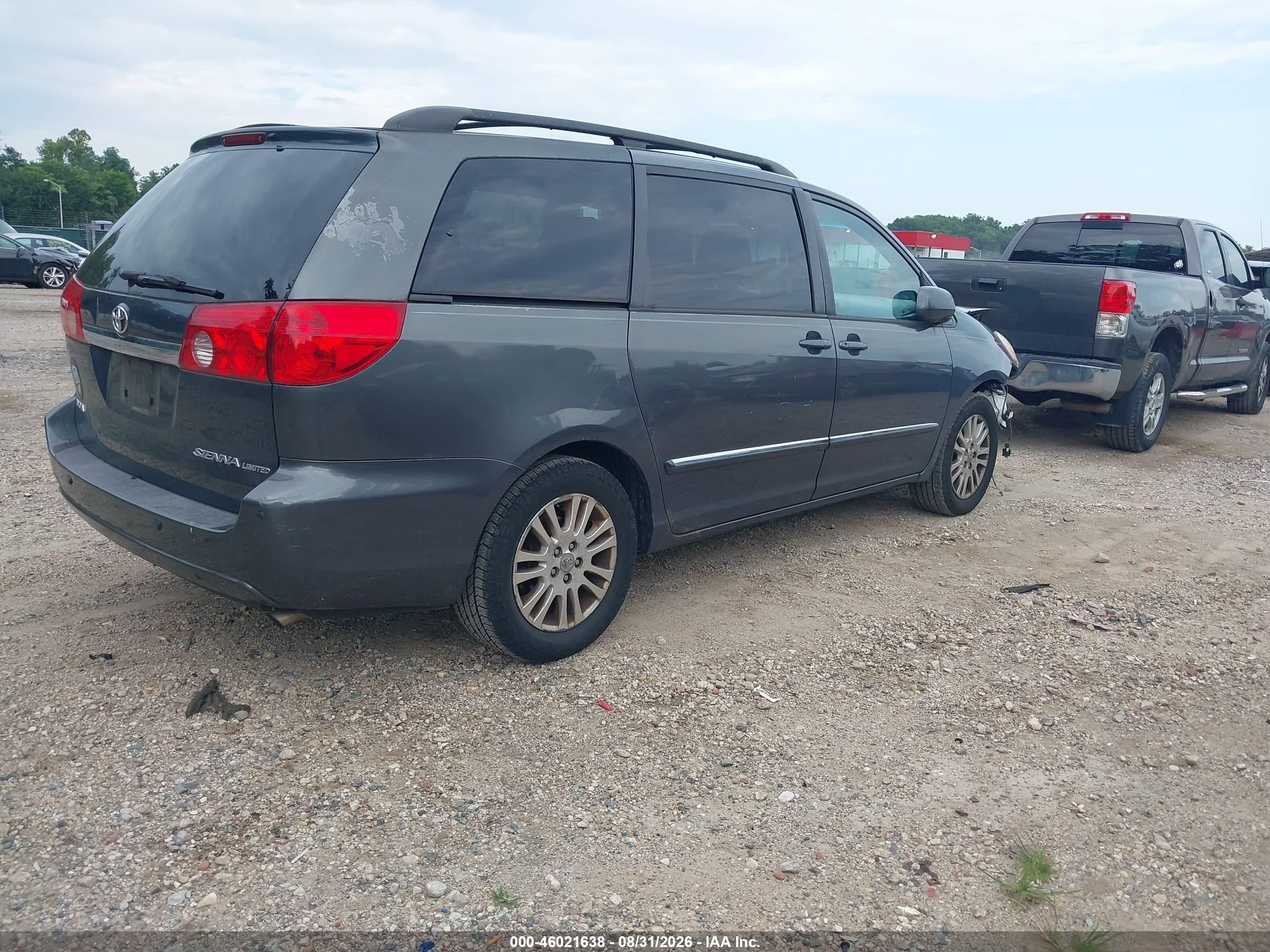 2009 Toyota Sienna Limited Gray vin: 5TDZK22C19S235795