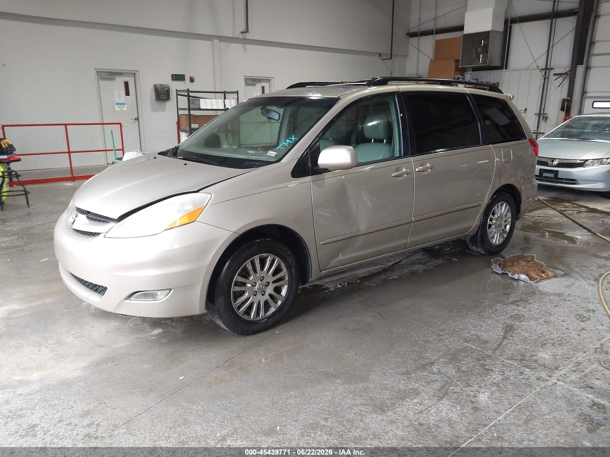 2009 Toyota Sienna Xle Champagne vin: 5TDZK22C19S278193