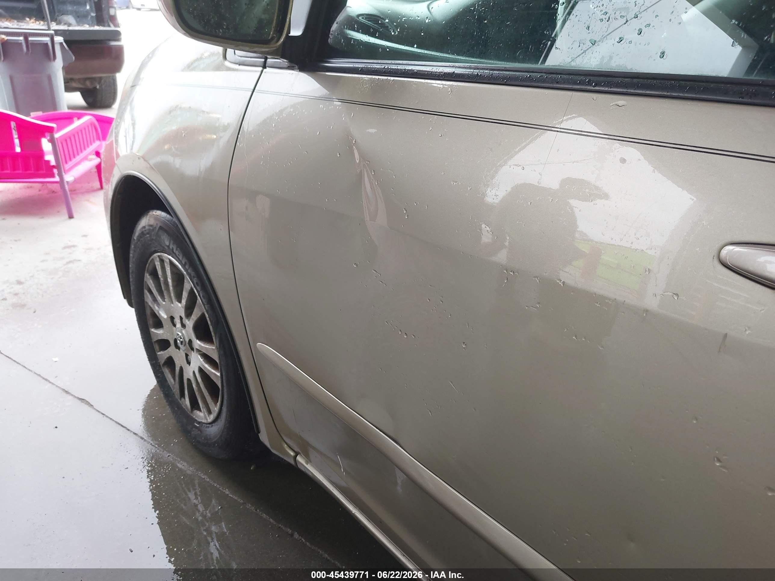 2009 Toyota Sienna Xle Champagne vin: 5TDZK22C19S278193