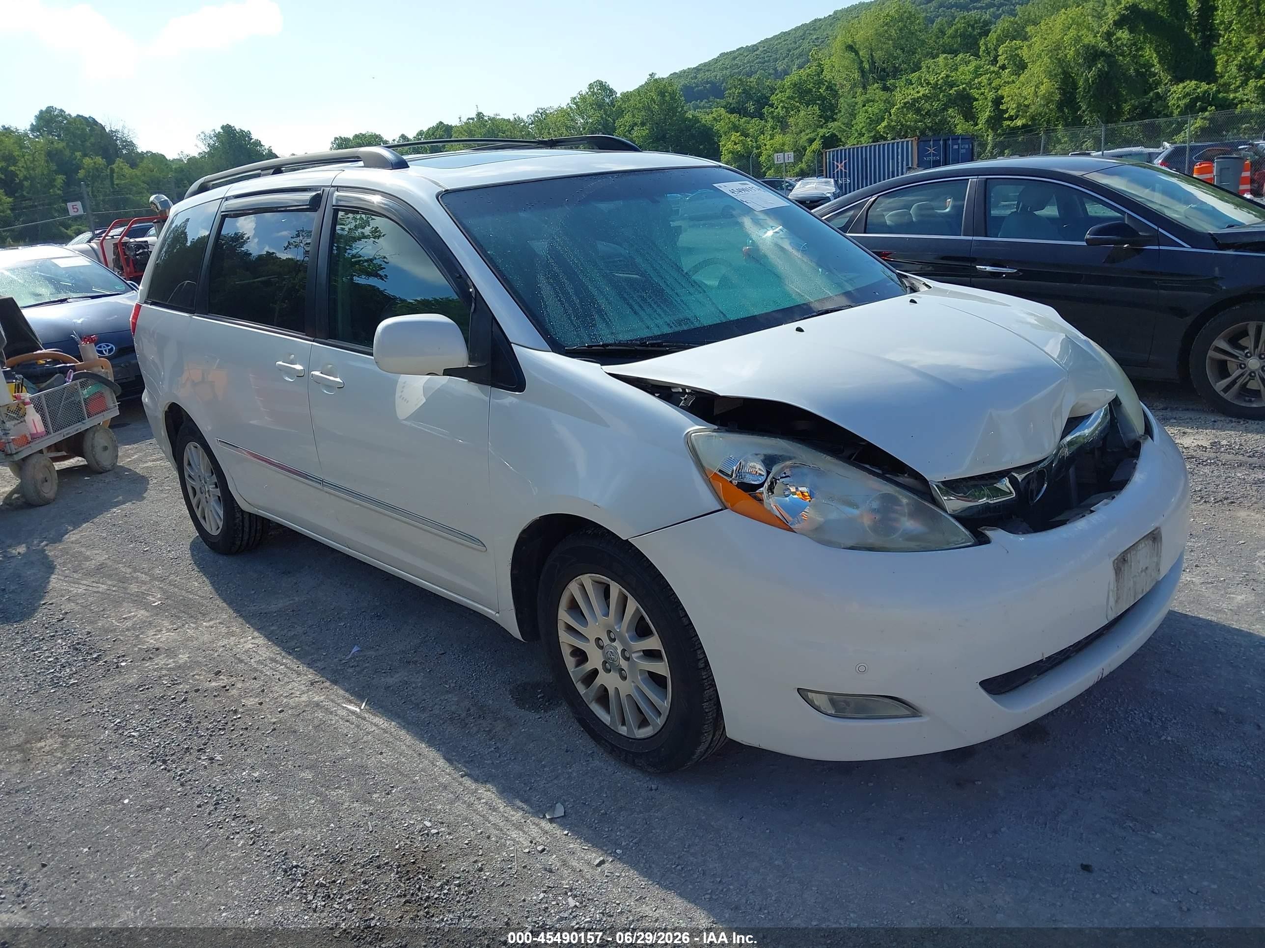 2007 Toyota Sienna Xle Limited White vin: 5TDZK22C27S016275