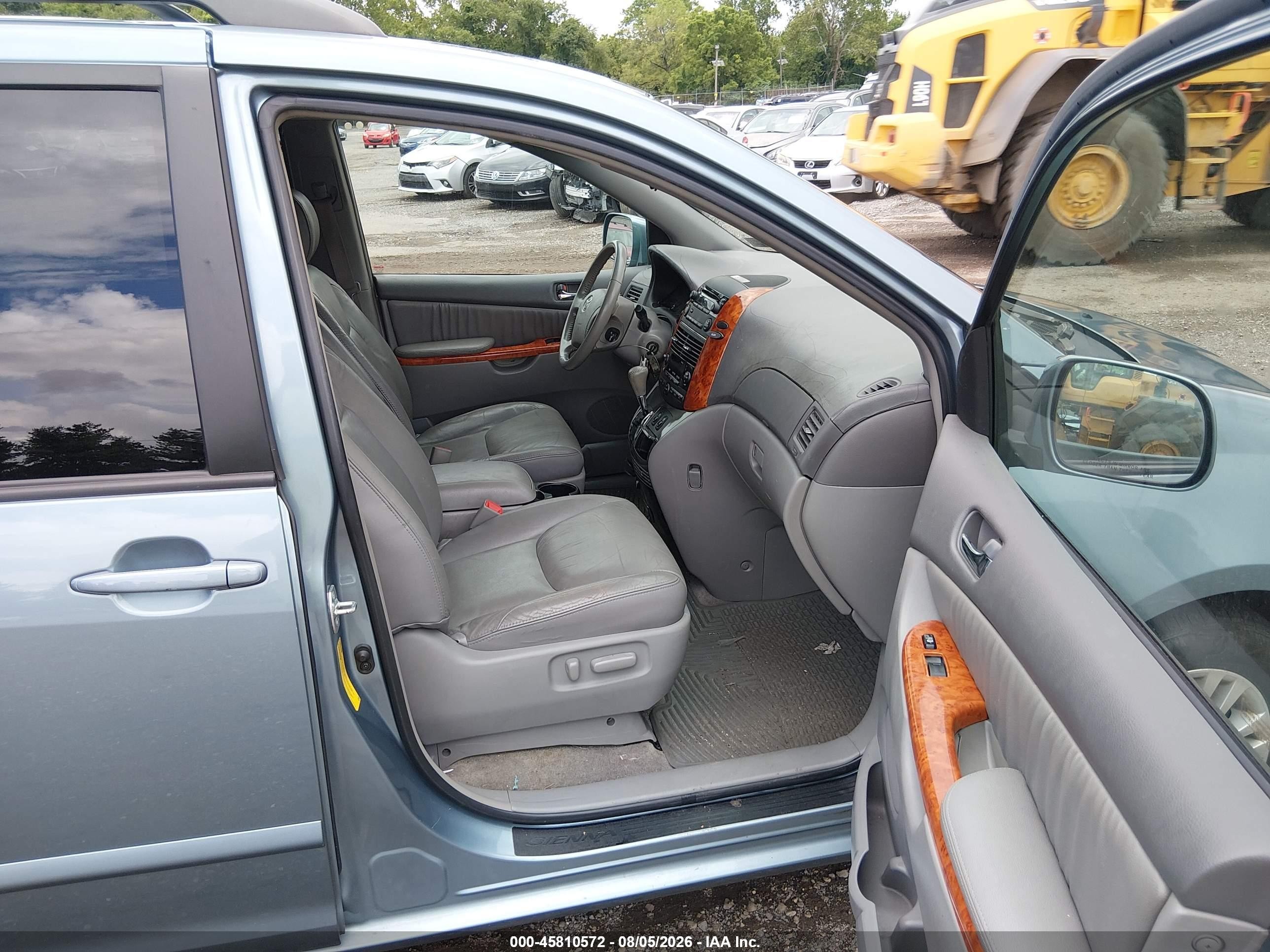 2007 Toyota Sienna Xle Синий vin: 5TDZK22C27S042715