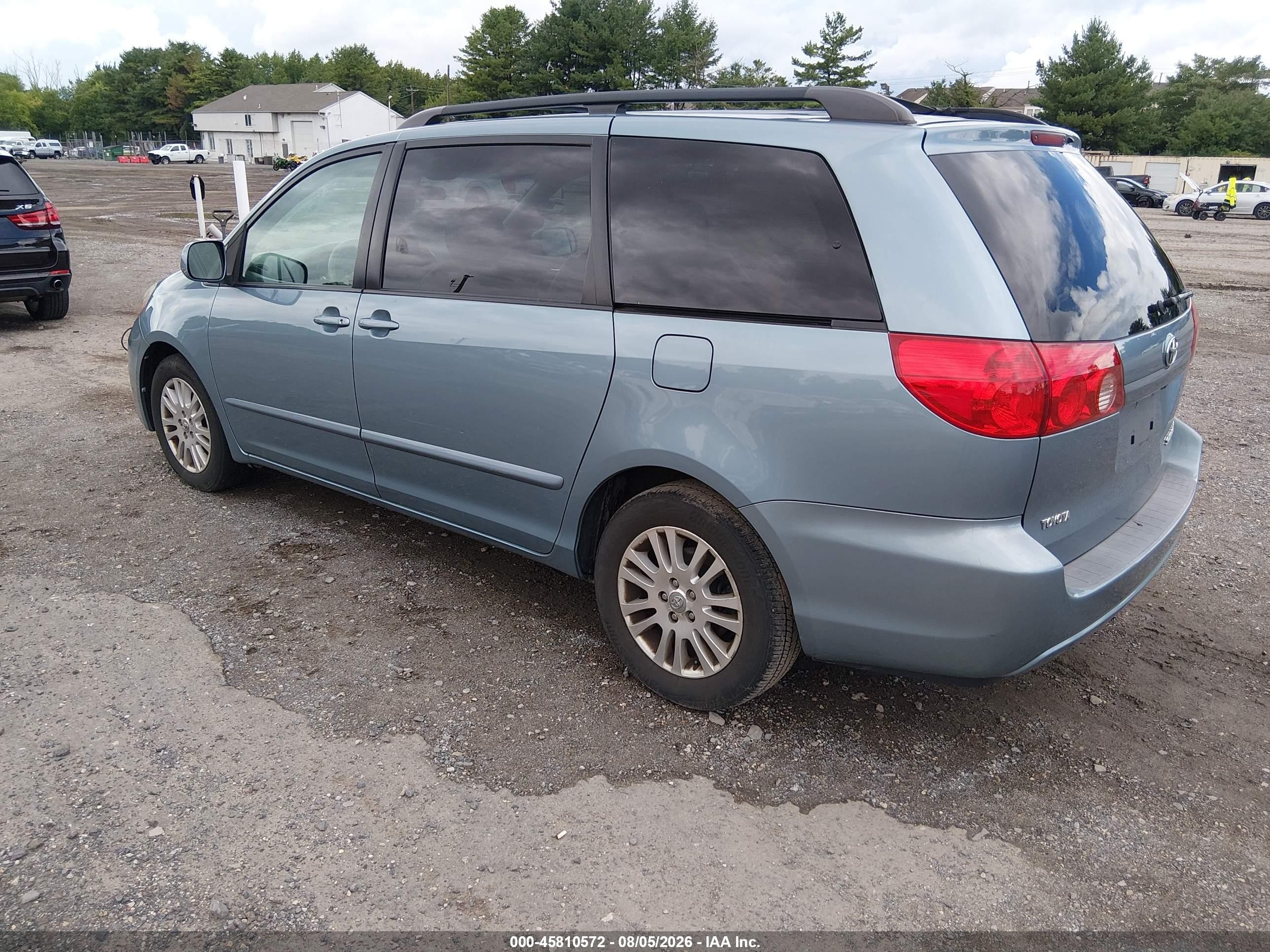 2007 Toyota Sienna Xle Синий vin: 5TDZK22C27S042715