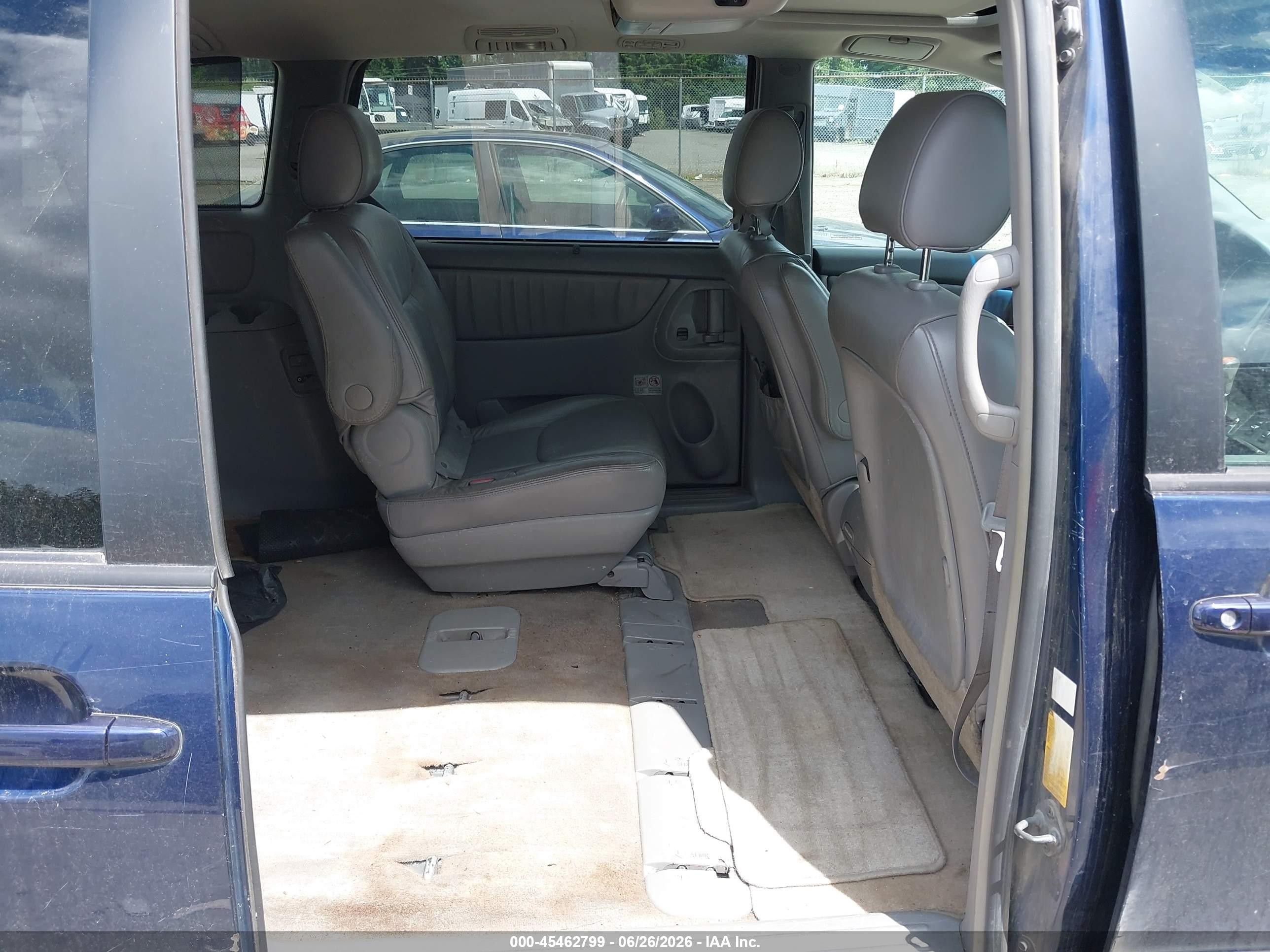 2007 Toyota Sienna Xle Limited Dark Blue vin: 5TDZK22C27S062284