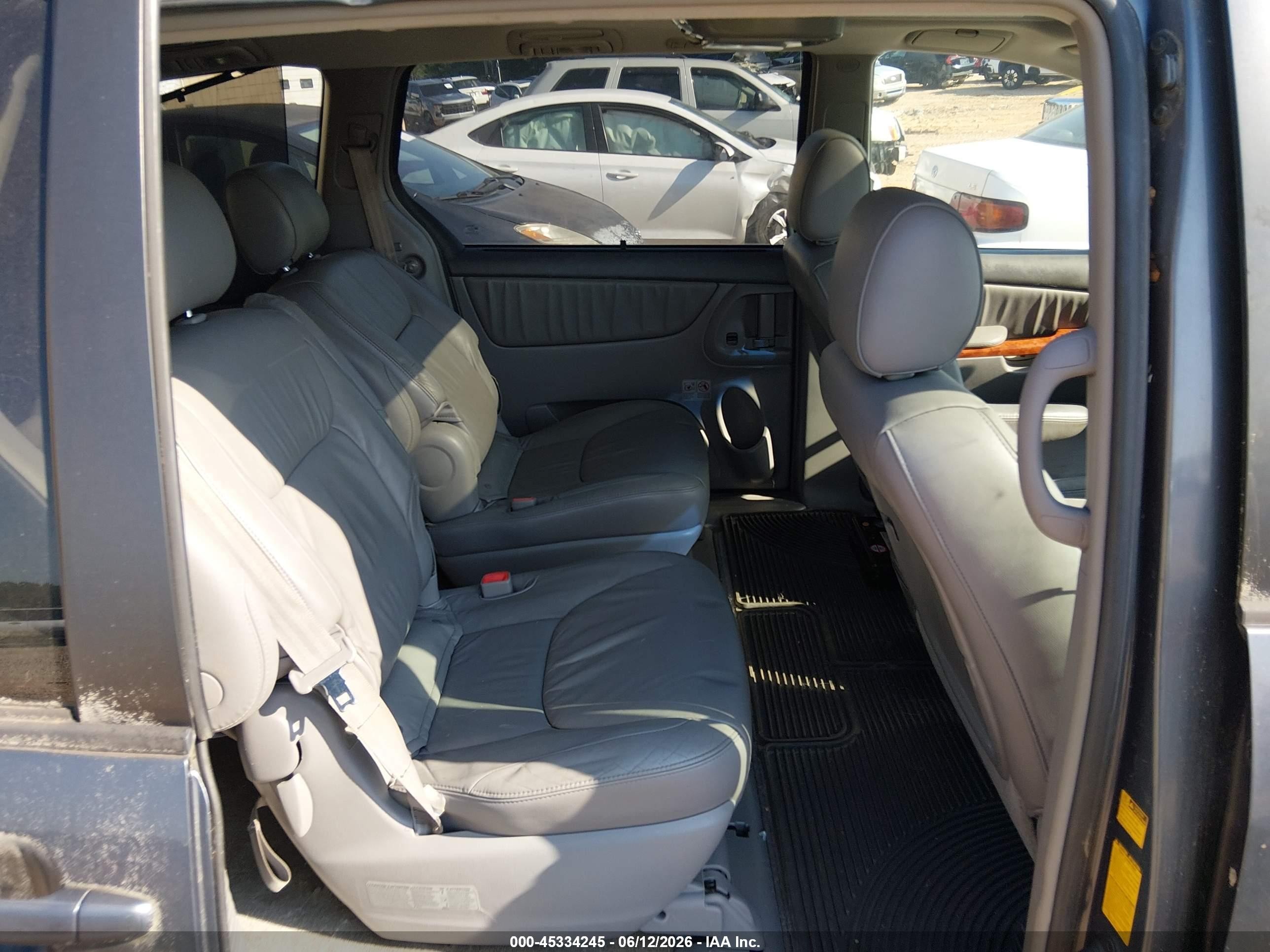 2007 Toyota Sienna Xle Limited Серый vin: 5TDZK22C27S071048