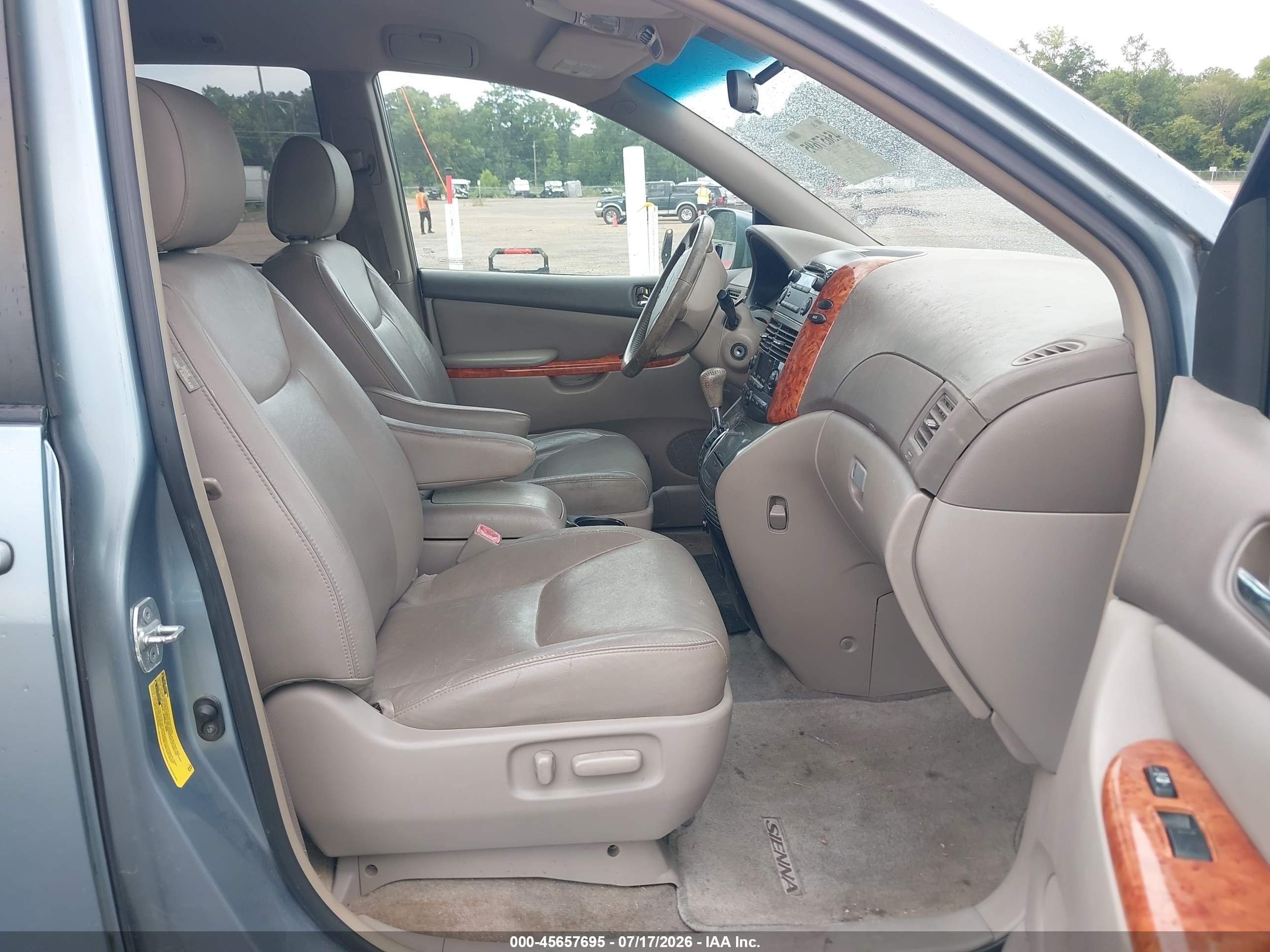 2007 Toyota Sienna Xle Blue vin: 5TDZK22C27S091493