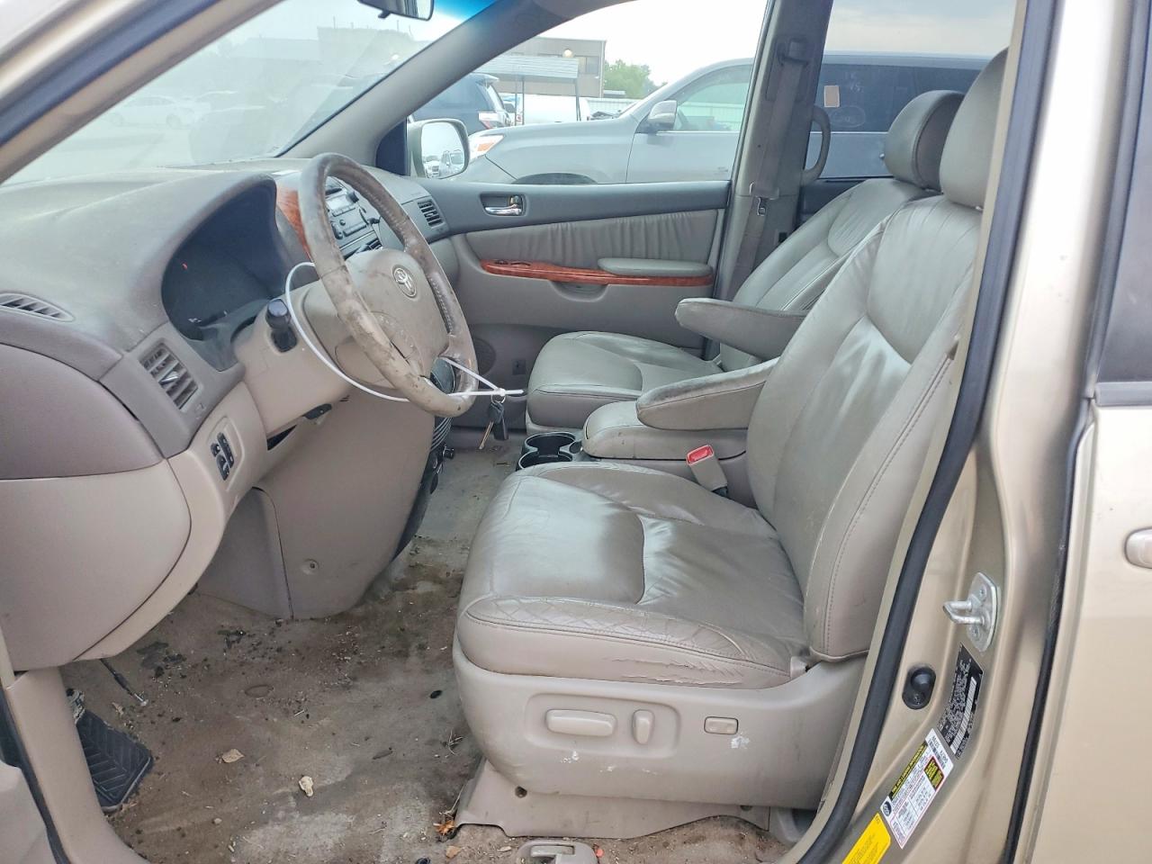2008 Toyota Sienna Xle Желто-коричневый vin: 5TDZK22C28S178652
