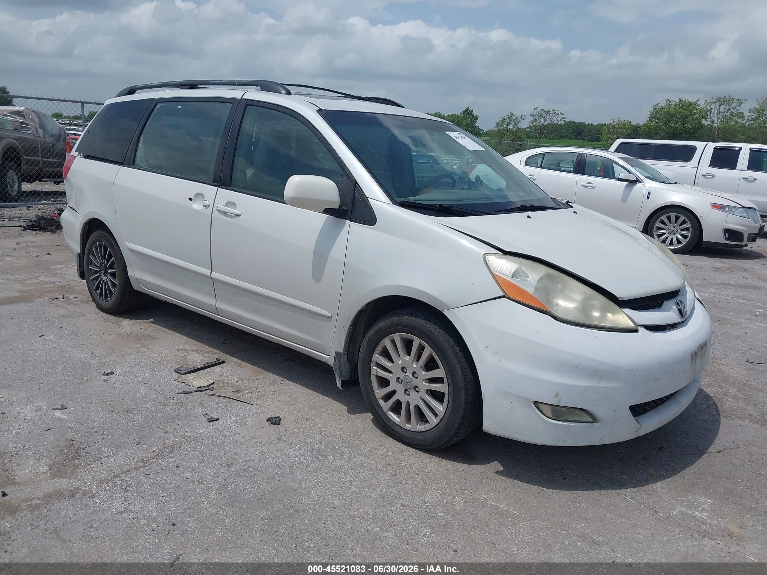 2008 Toyota Sienna Xle Белый vin: 5TDZK22C28S179767