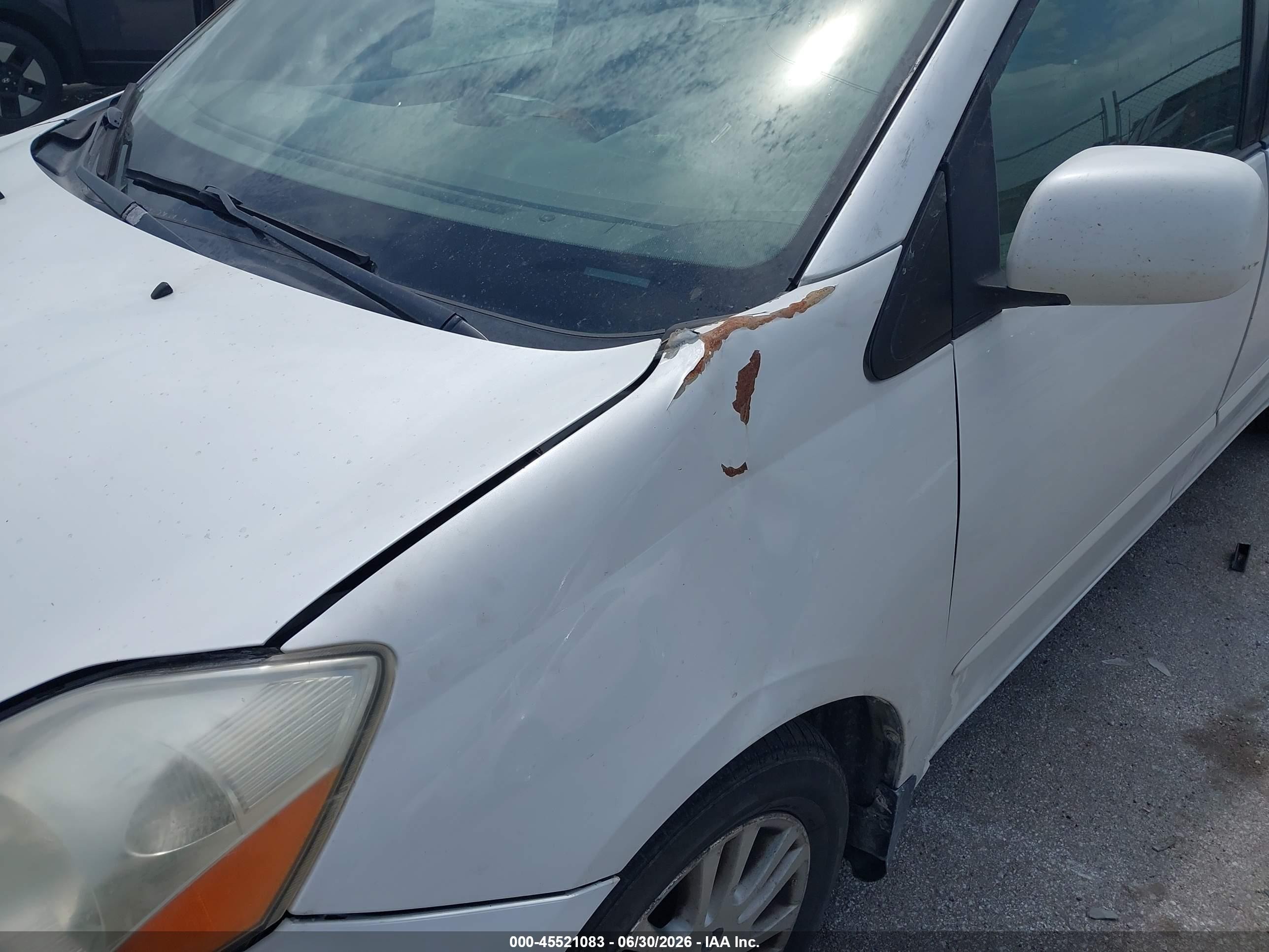 2008 Toyota Sienna Xle Белый vin: 5TDZK22C28S179767
