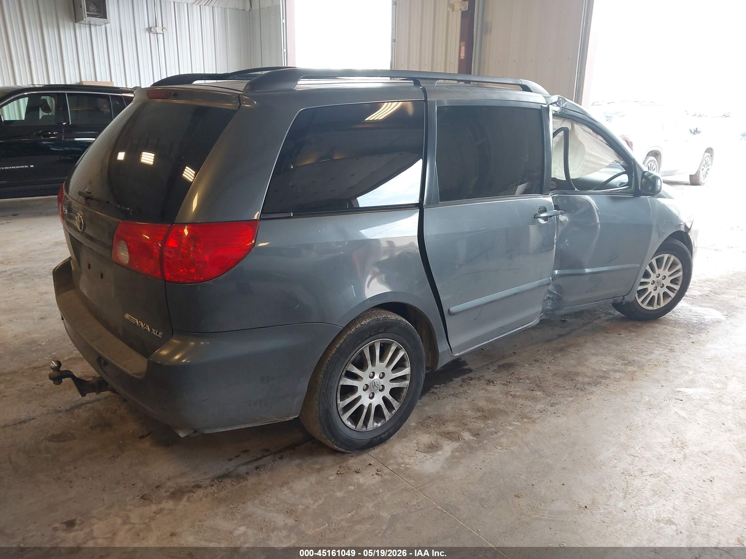 2008 Toyota Sienna Xle/xle Limited Gray vin: 5TDZK22C28S185214