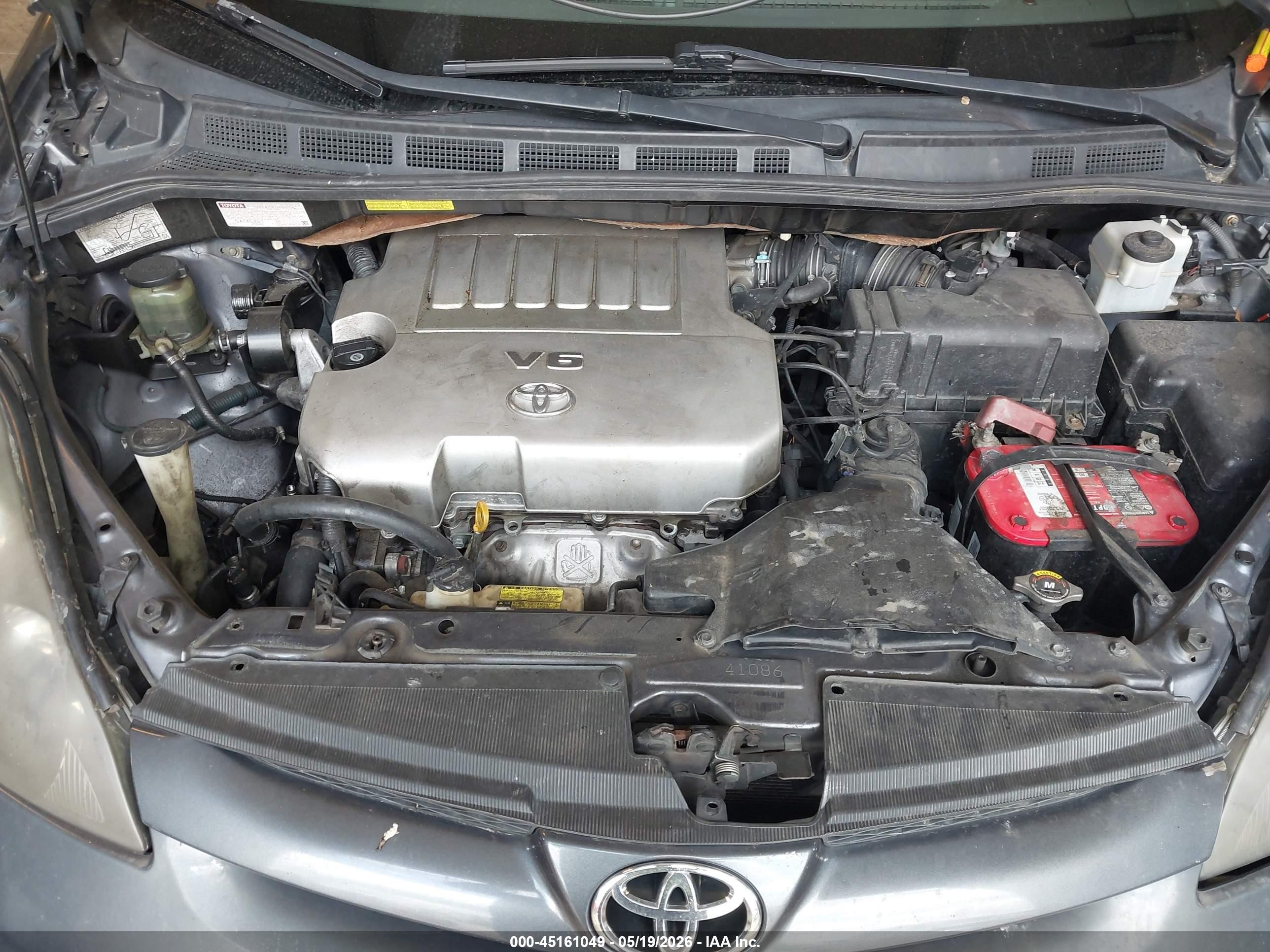2008 Toyota Sienna Xle/xle Limited Gray vin: 5TDZK22C28S185214