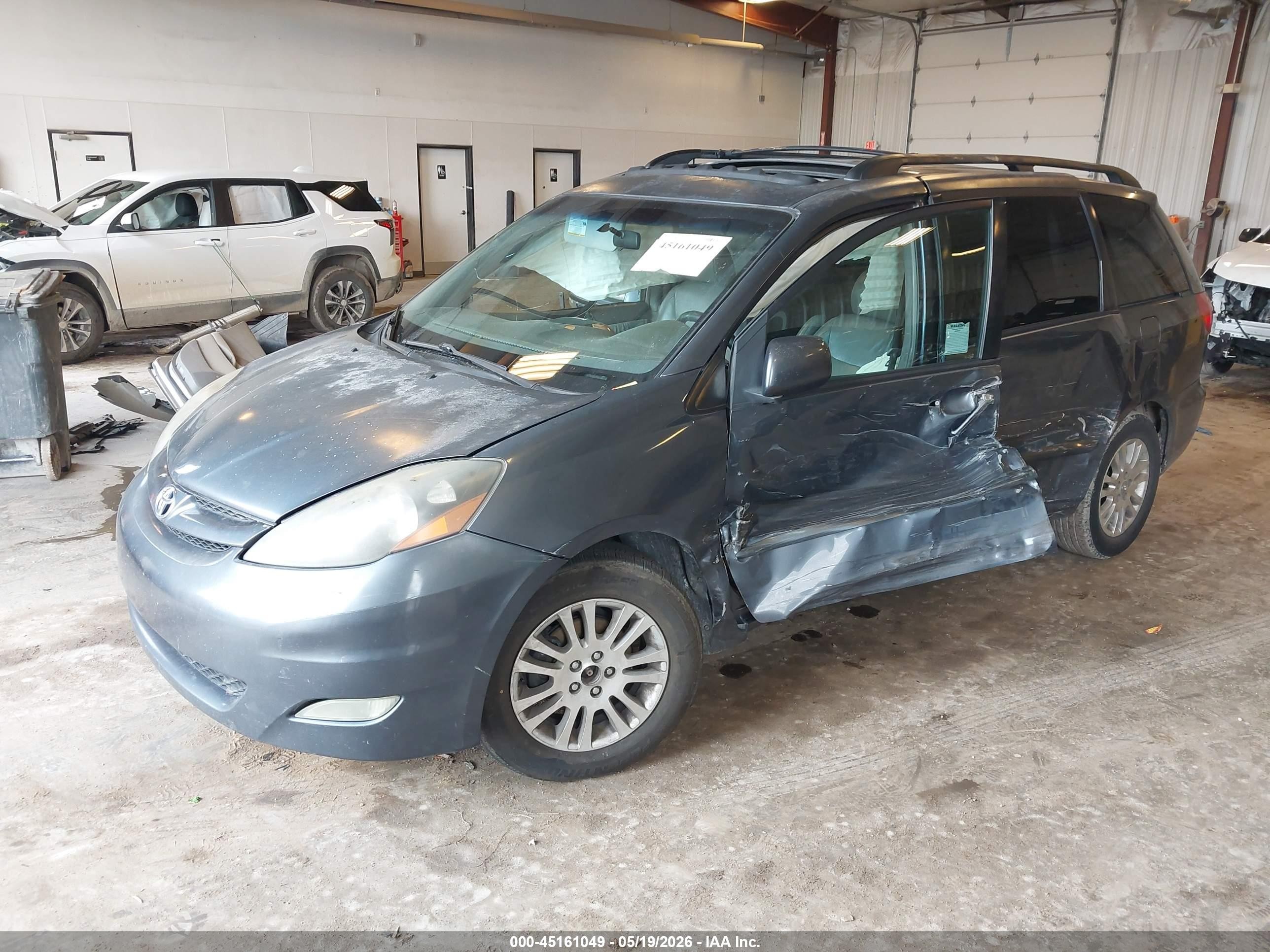 2008 Toyota Sienna Xle/xle Limited Gray vin: 5TDZK22C28S185214