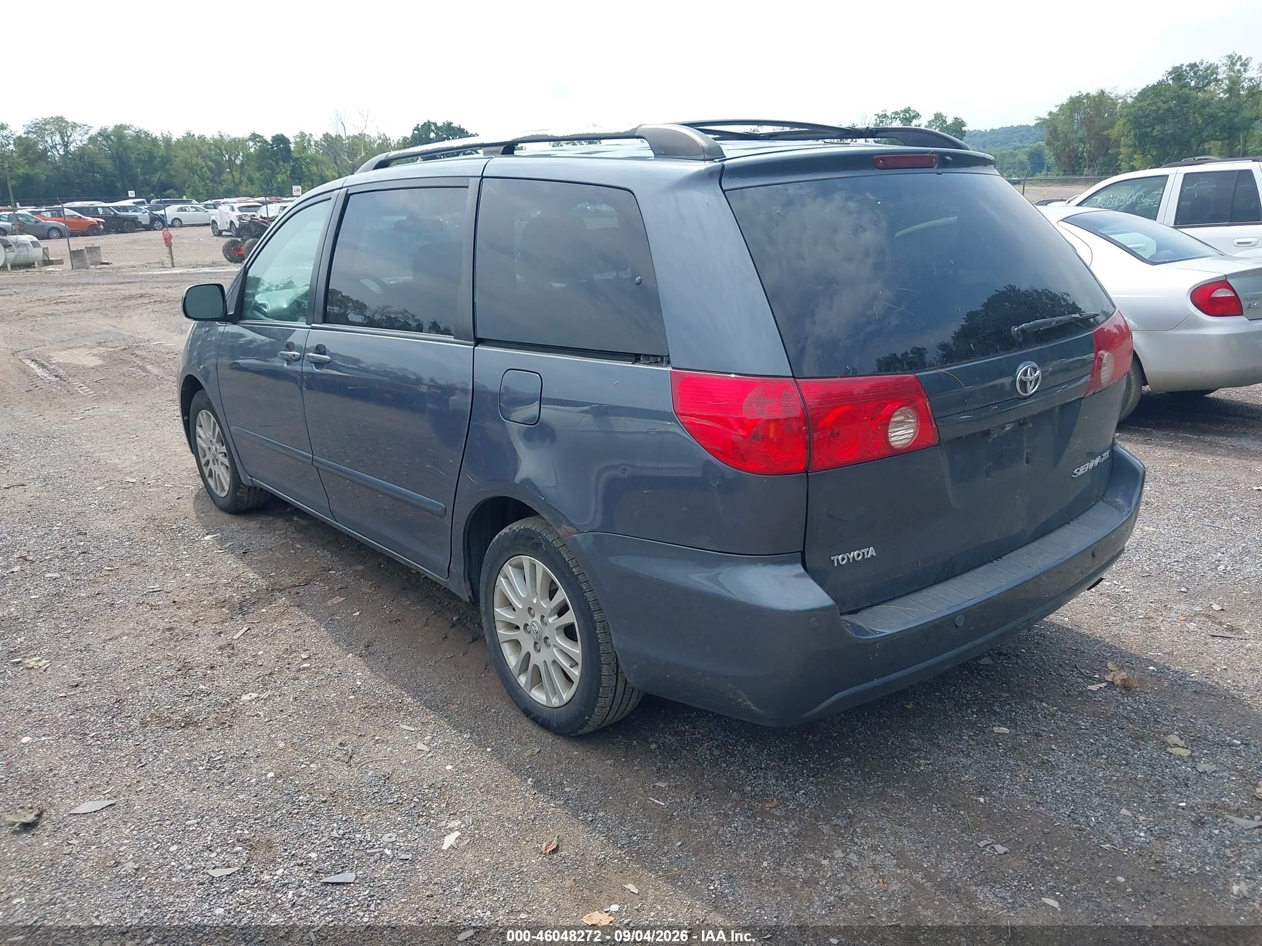 2008 Toyota Sienna Xle Blue vin: 5TDZK22C28S189506