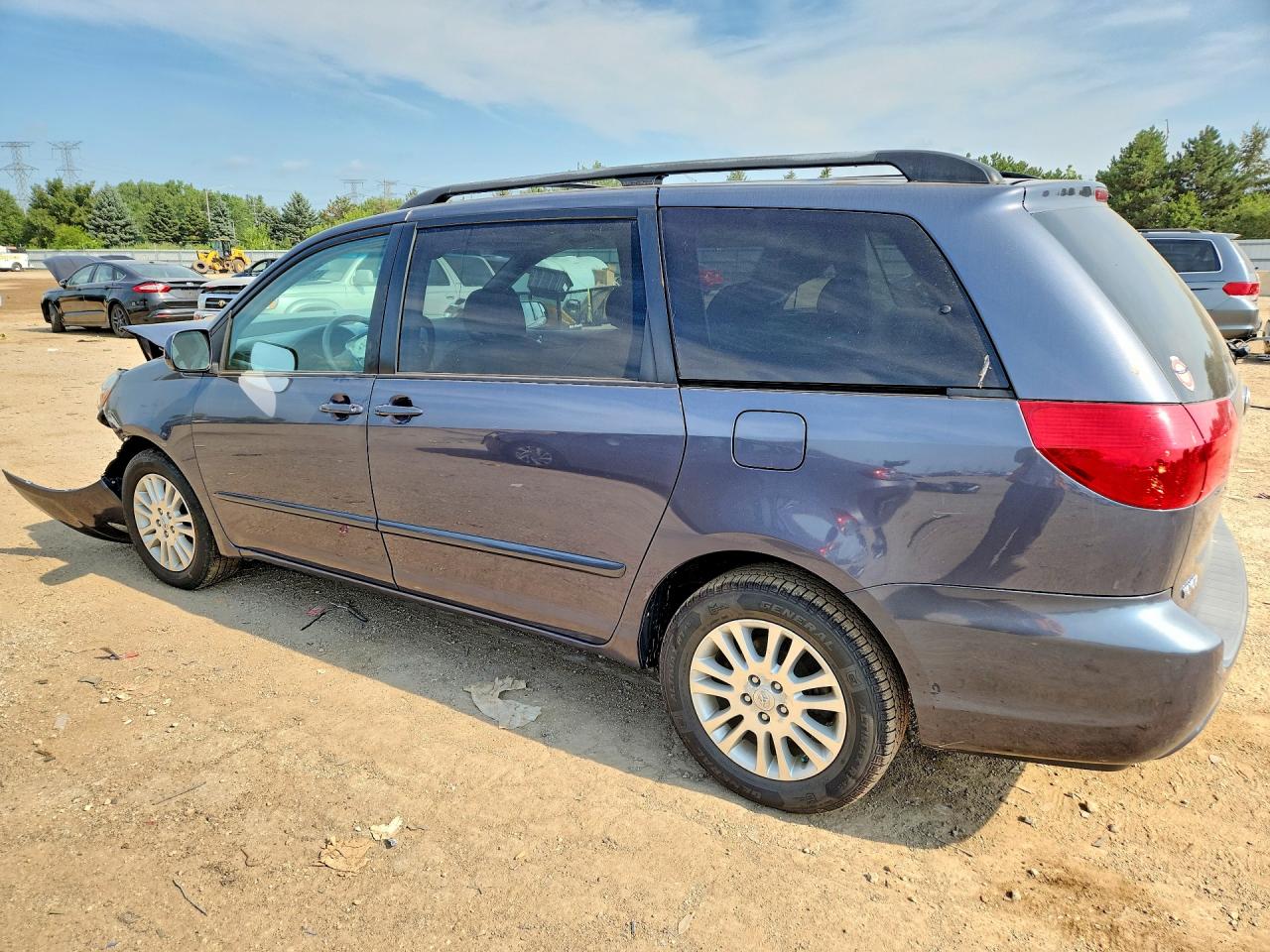 2008 Toyota Sienna Xle Gray vin: 5TDZK22C28S200956