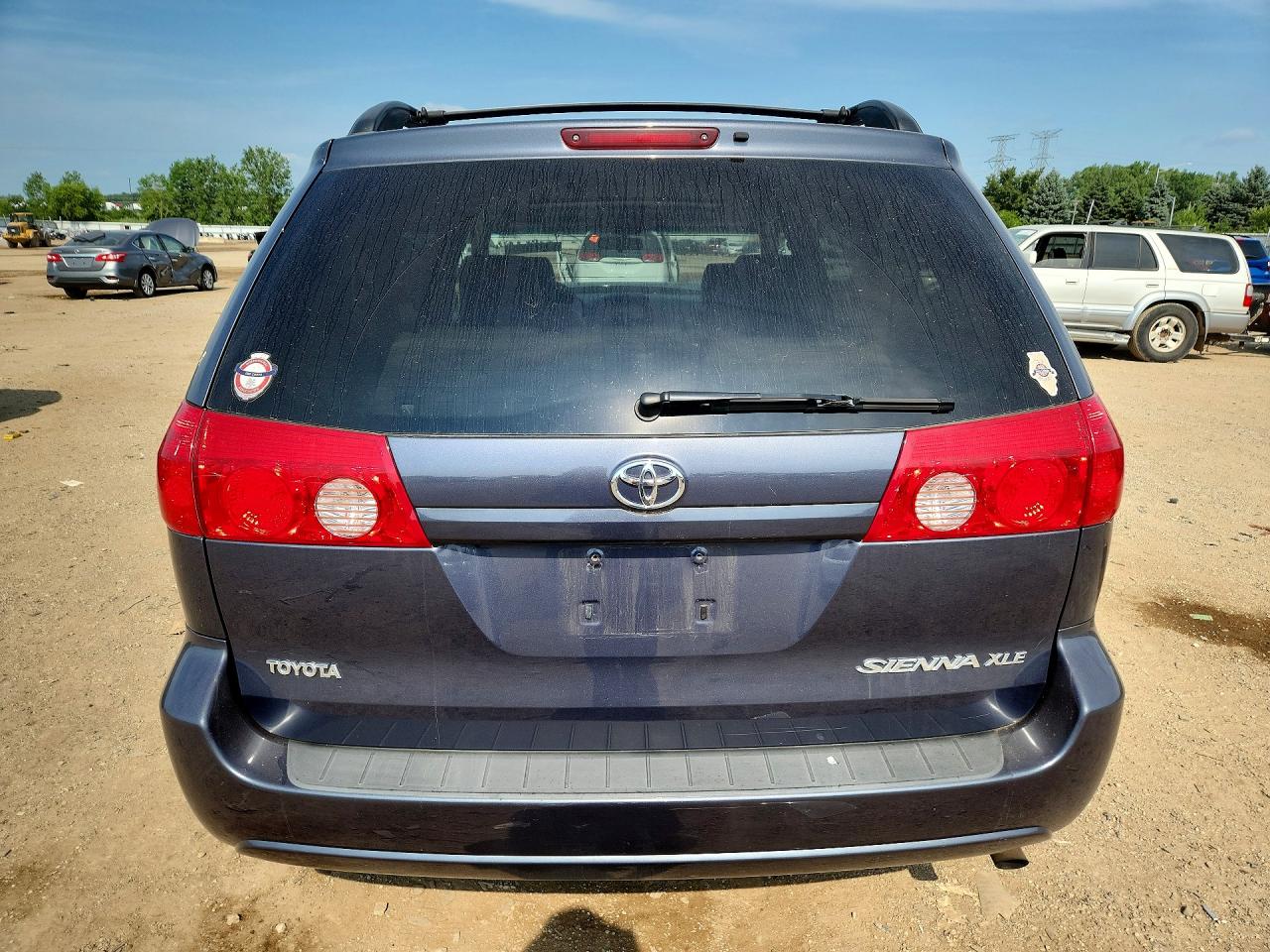 2008 Toyota Sienna Xle Gray vin: 5TDZK22C28S200956