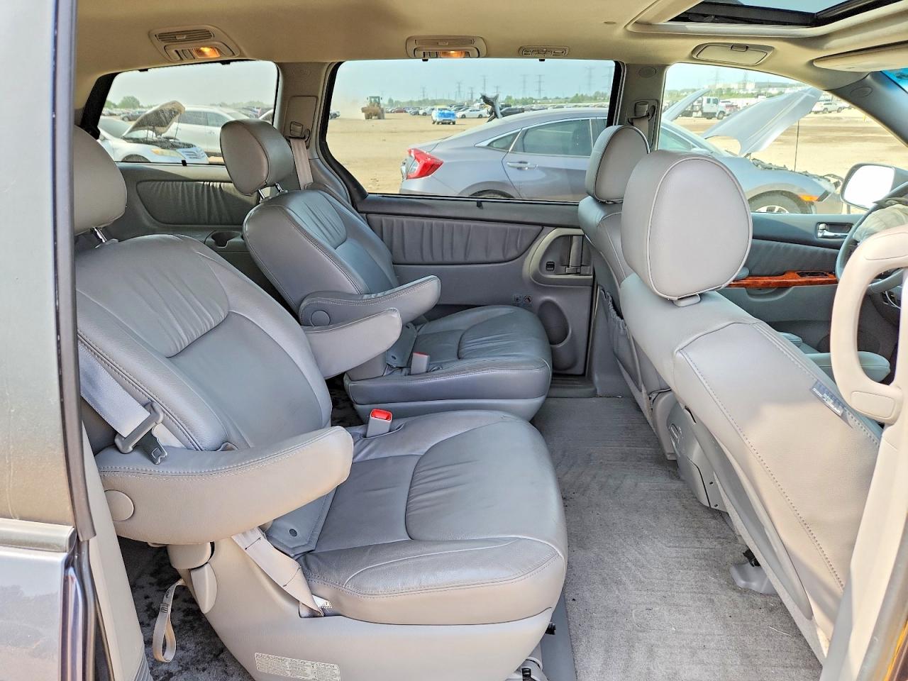 2008 Toyota Sienna Xle Gray vin: 5TDZK22C28S200956