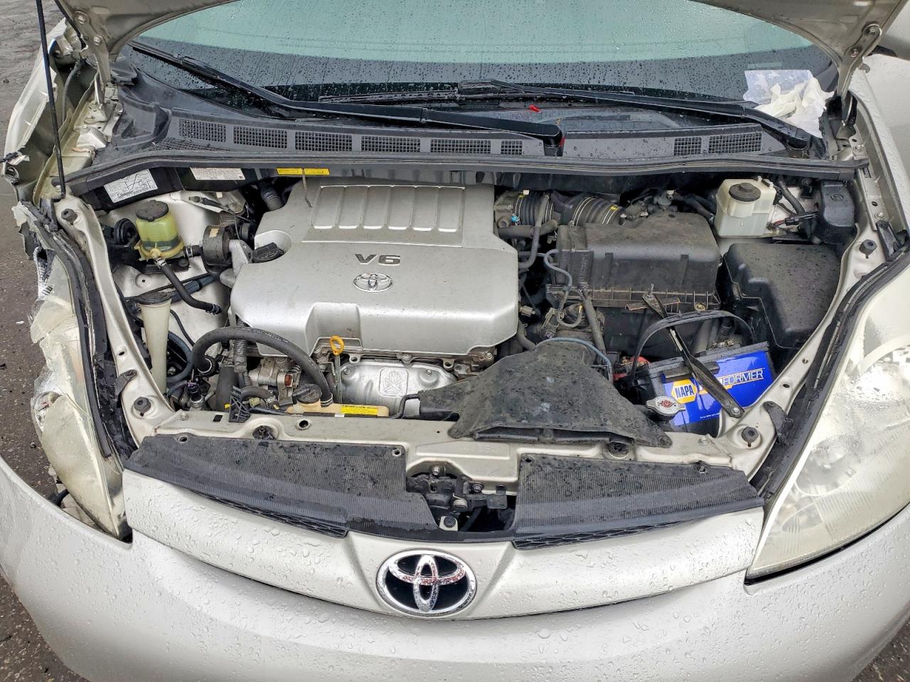 2009 Toyota Sienna Xle Silver vin: 5TDZK22C29S265470