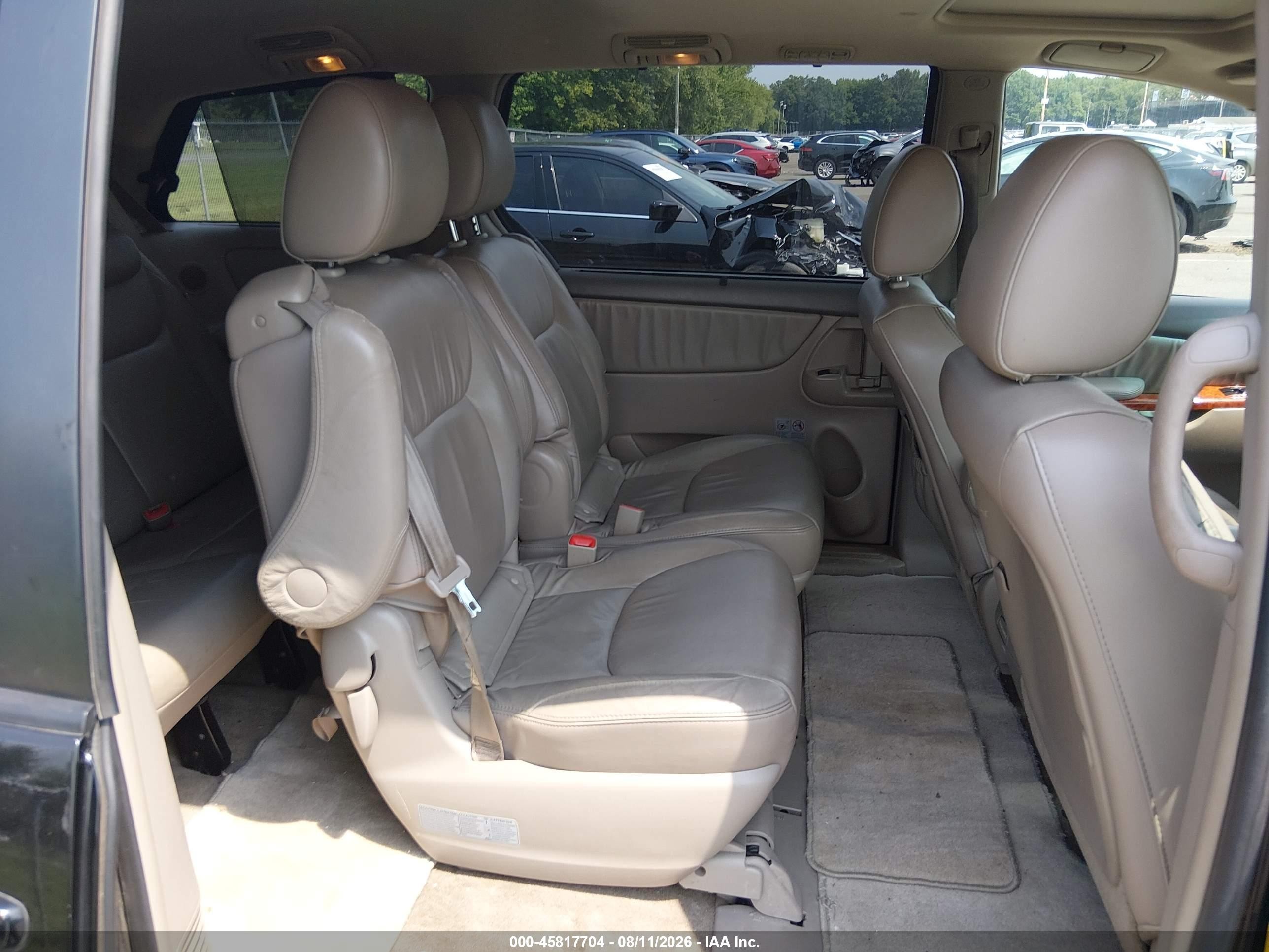 2009 Toyota Sienna Limited Черный vin: 5TDZK22C29S266392