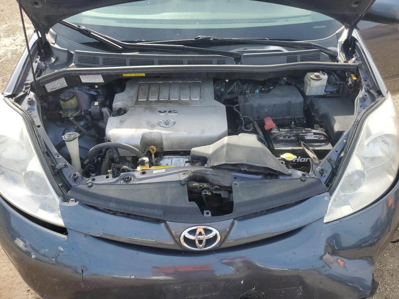 2007 Toyota Sienna Xle 7-passenger Серый vin: 5TDZK22C37S029357