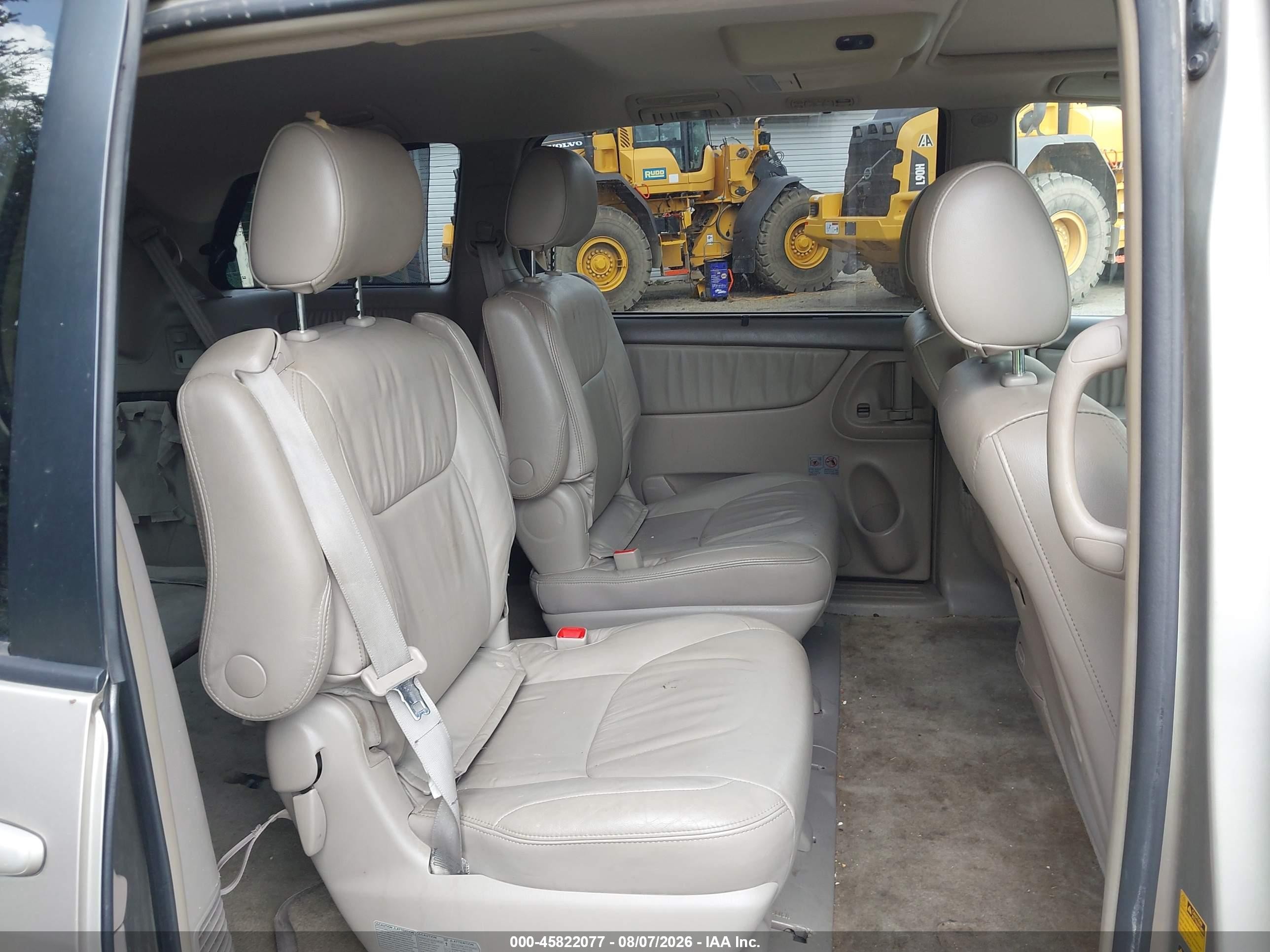 2007 Toyota Sienna Xle Limited Золотой vin: 5TDZK22C37S093785