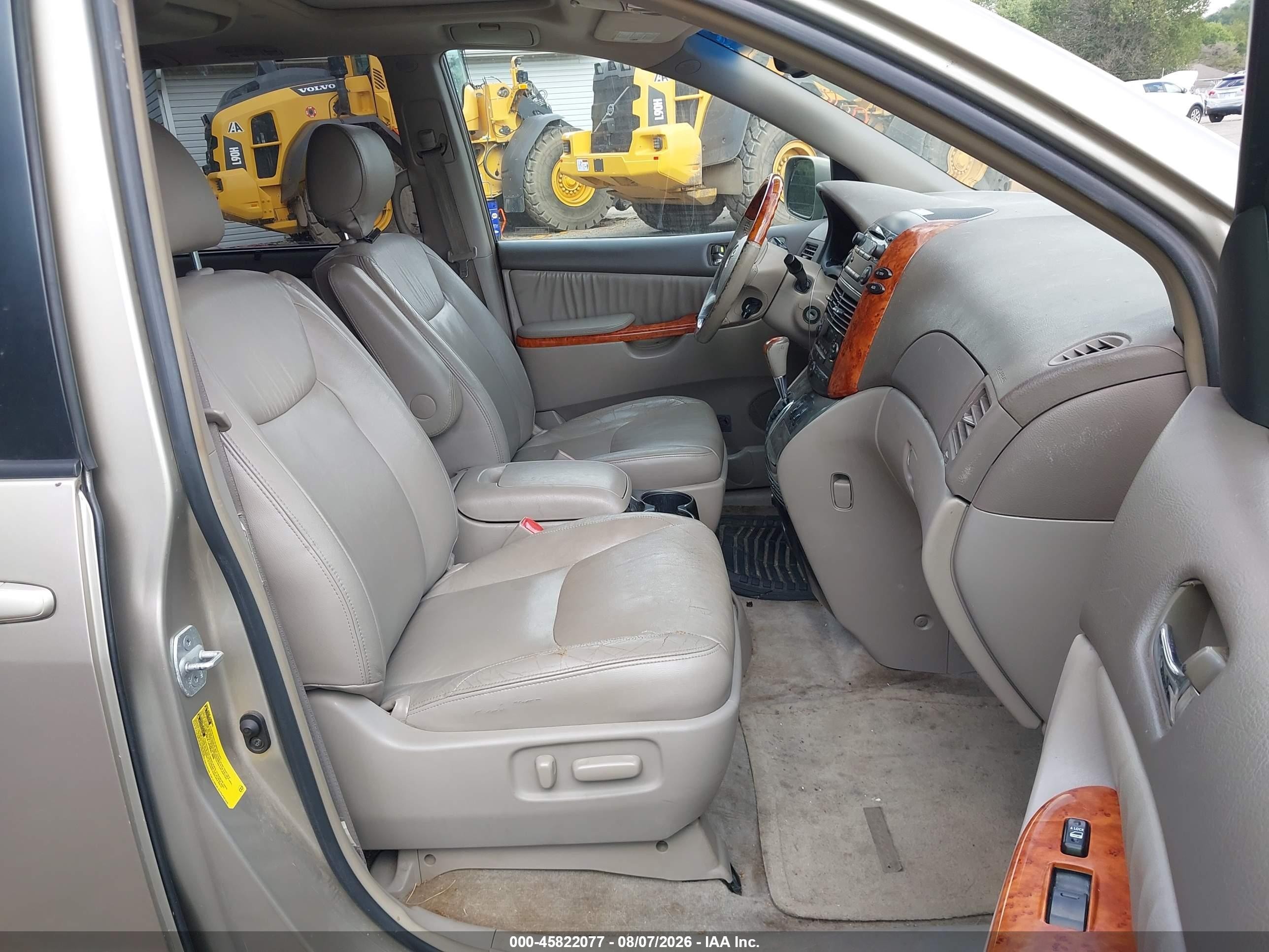 2007 Toyota Sienna Xle Limited Золотой vin: 5TDZK22C37S093785
