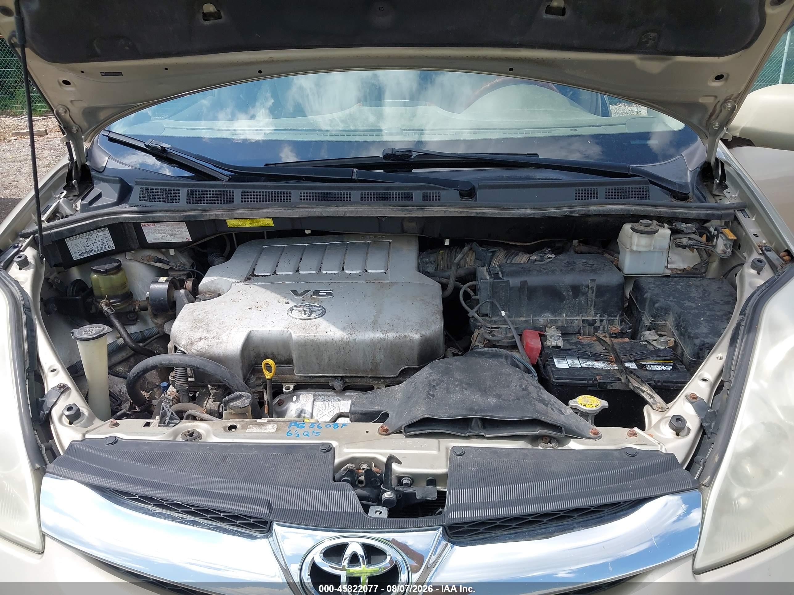 2007 Toyota Sienna Xle Limited Золотой vin: 5TDZK22C37S093785