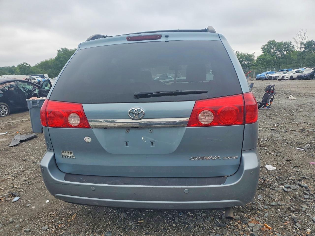 2008 Toyota Sienna Xle Limited Blue vin: 5TDZK22C38S142002