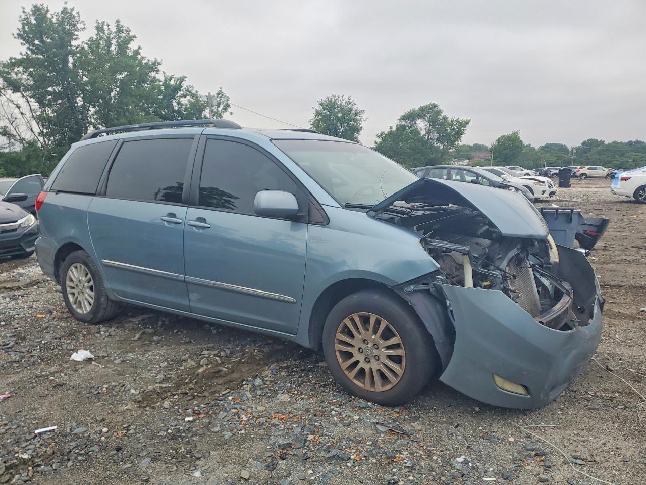 2008 Toyota Sienna Xle Limited Blue vin: 5TDZK22C38S142002