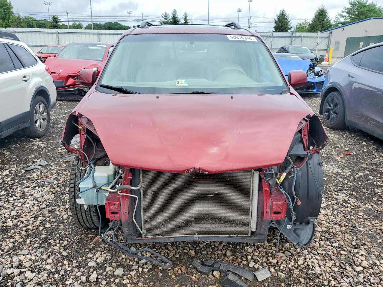2008 Toyota Sienna Burgundy vin: 5TDZK22C38S181849