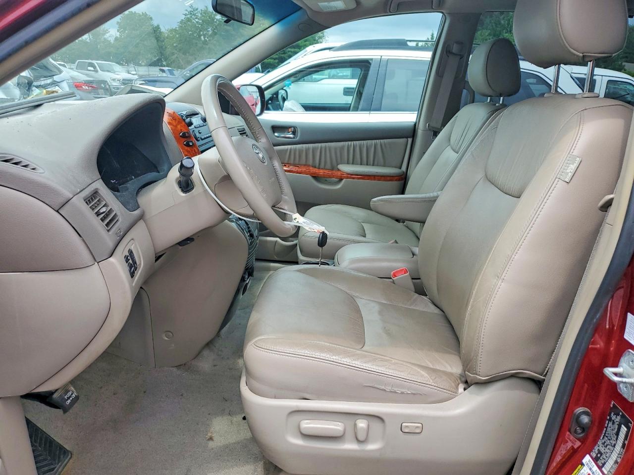 2008 Toyota Sienna Burgundy vin: 5TDZK22C38S181849