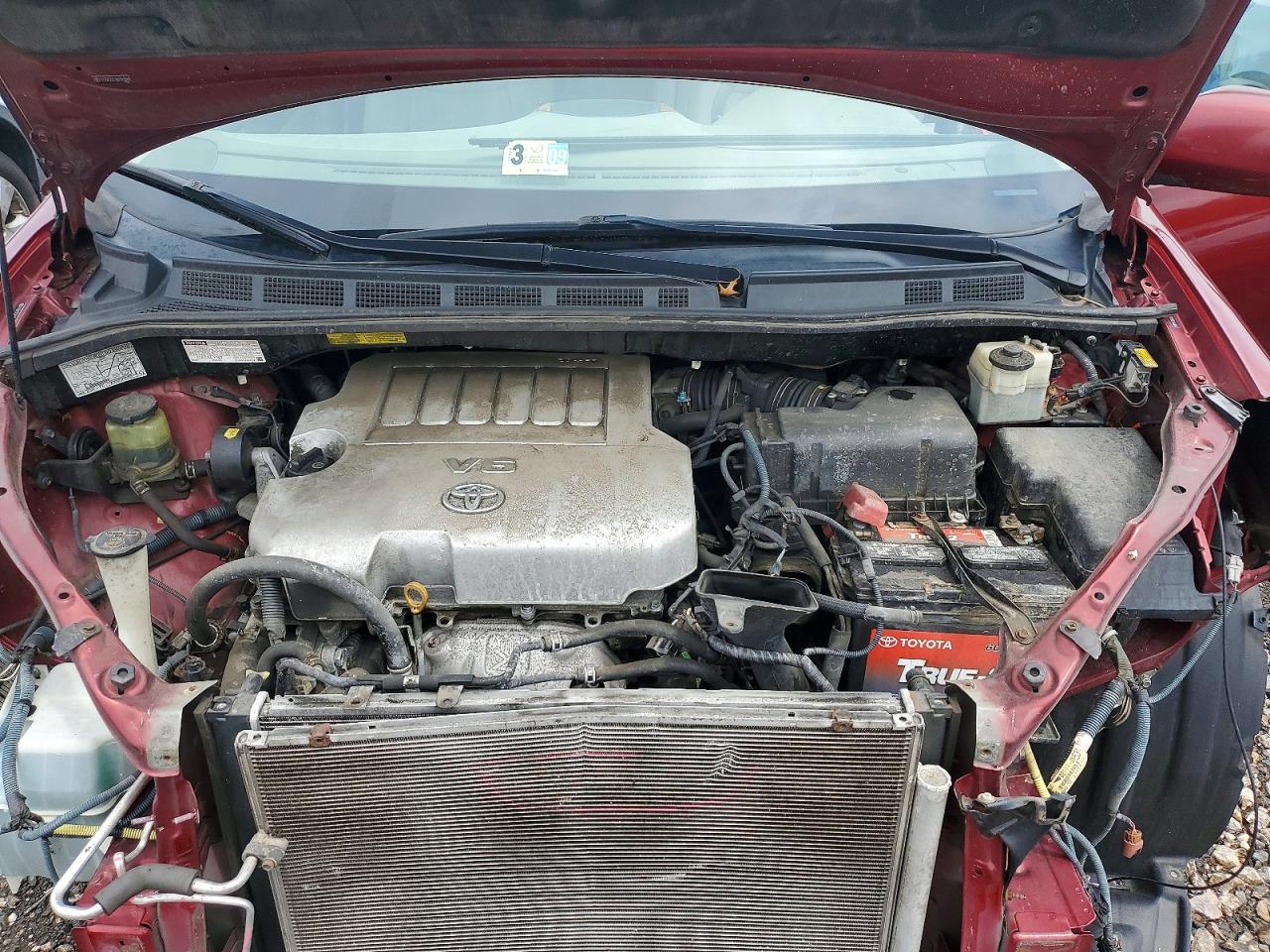 2008 Toyota Sienna Burgundy vin: 5TDZK22C38S181849