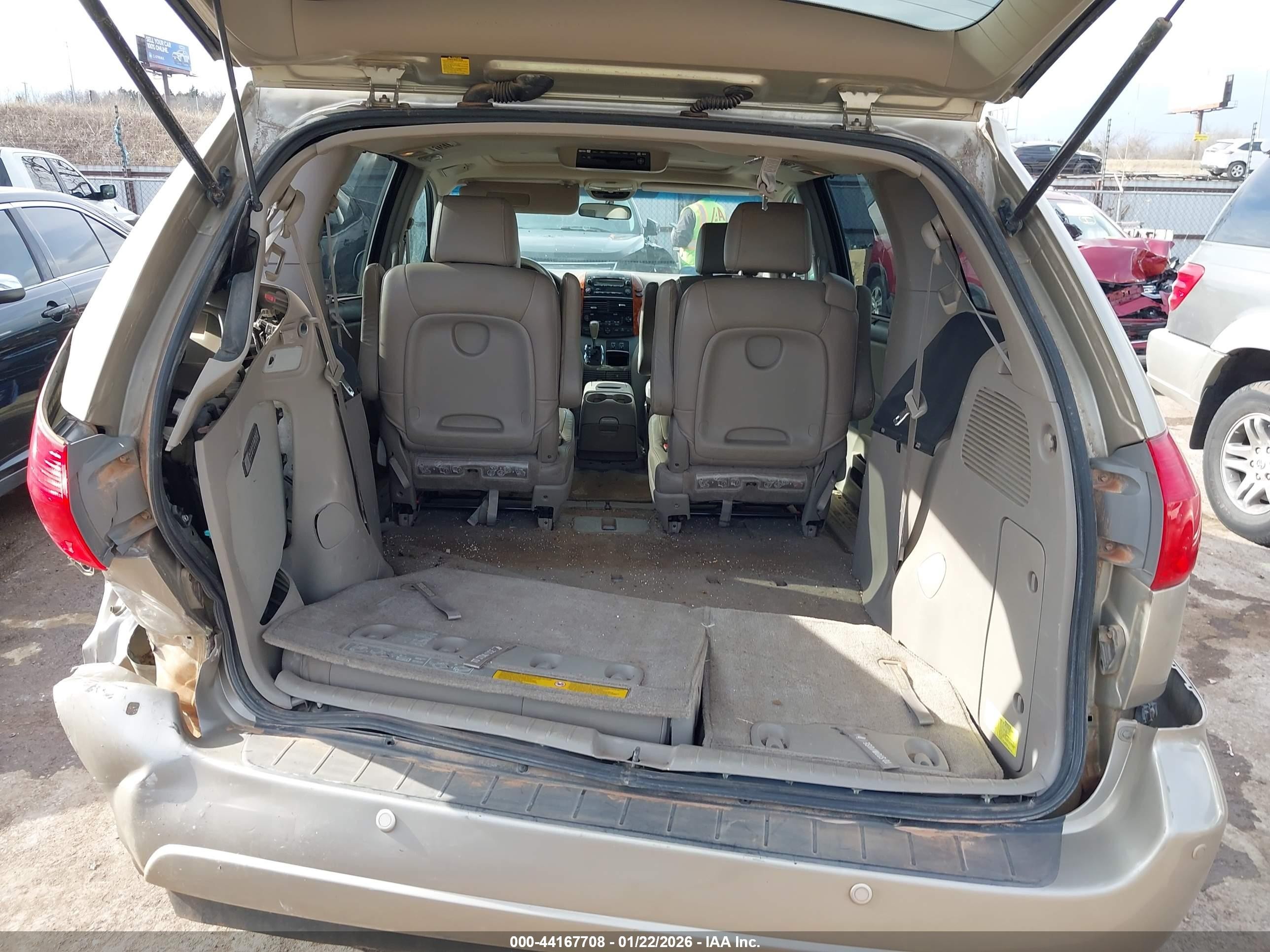 2008 Toyota Sienna Xle Желто-коричневый vin: 5TDZK22C38S199378