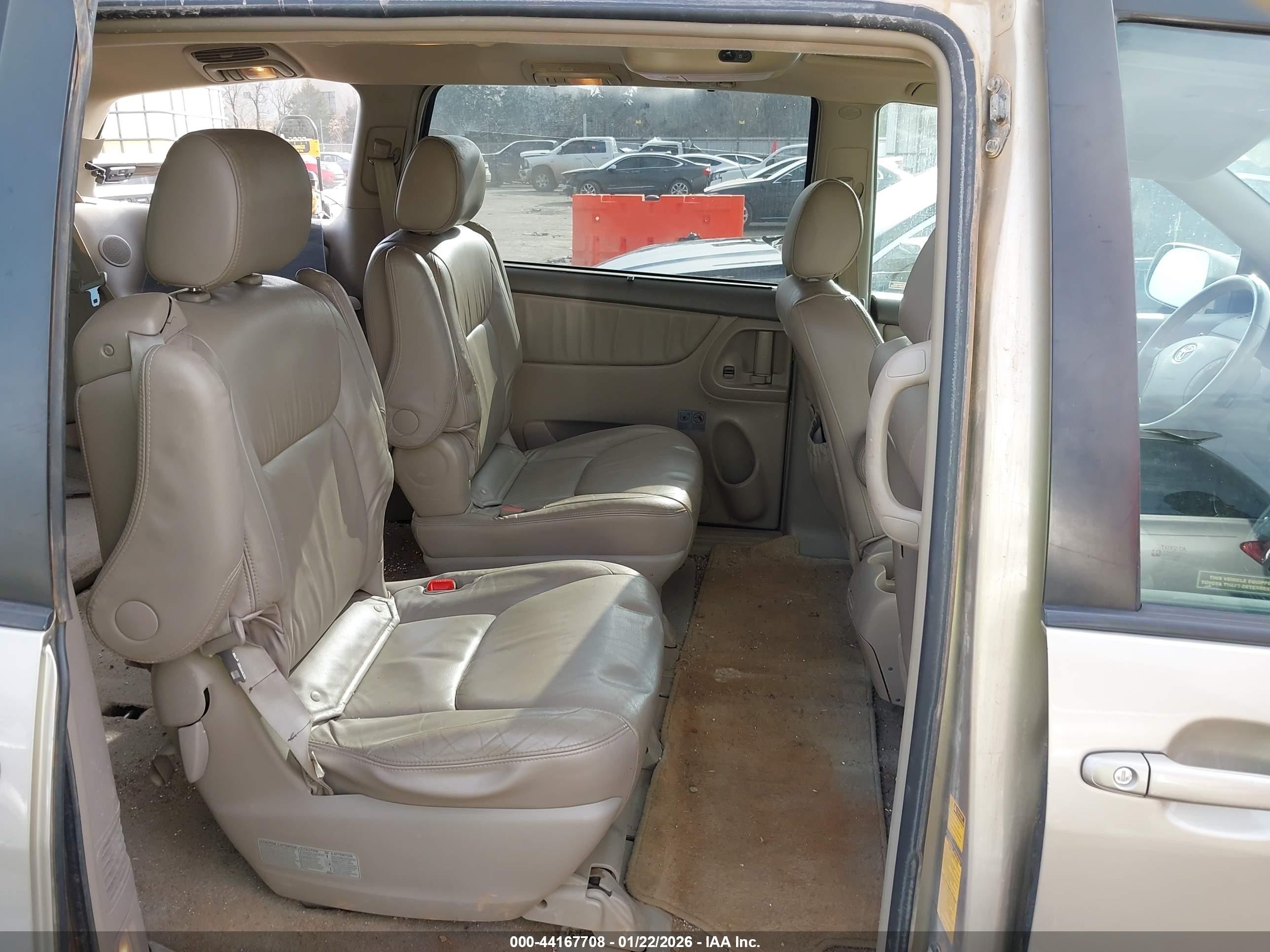2008 Toyota Sienna Xle Желто-коричневый vin: 5TDZK22C38S199378