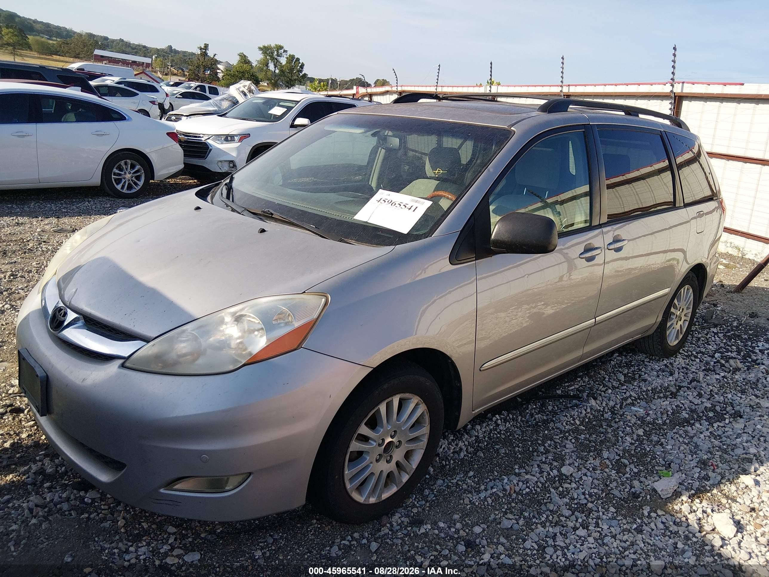 2009 Toyota Sienna Limited Silver vin: 5TDZK22C39S264974