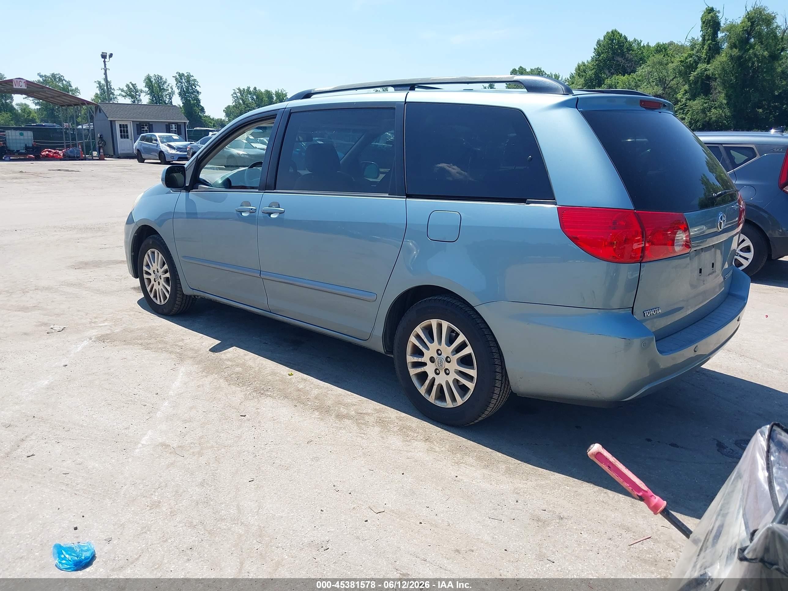 2007 Toyota Sienna Xle Серый vin: 5TDZK22C47S022837