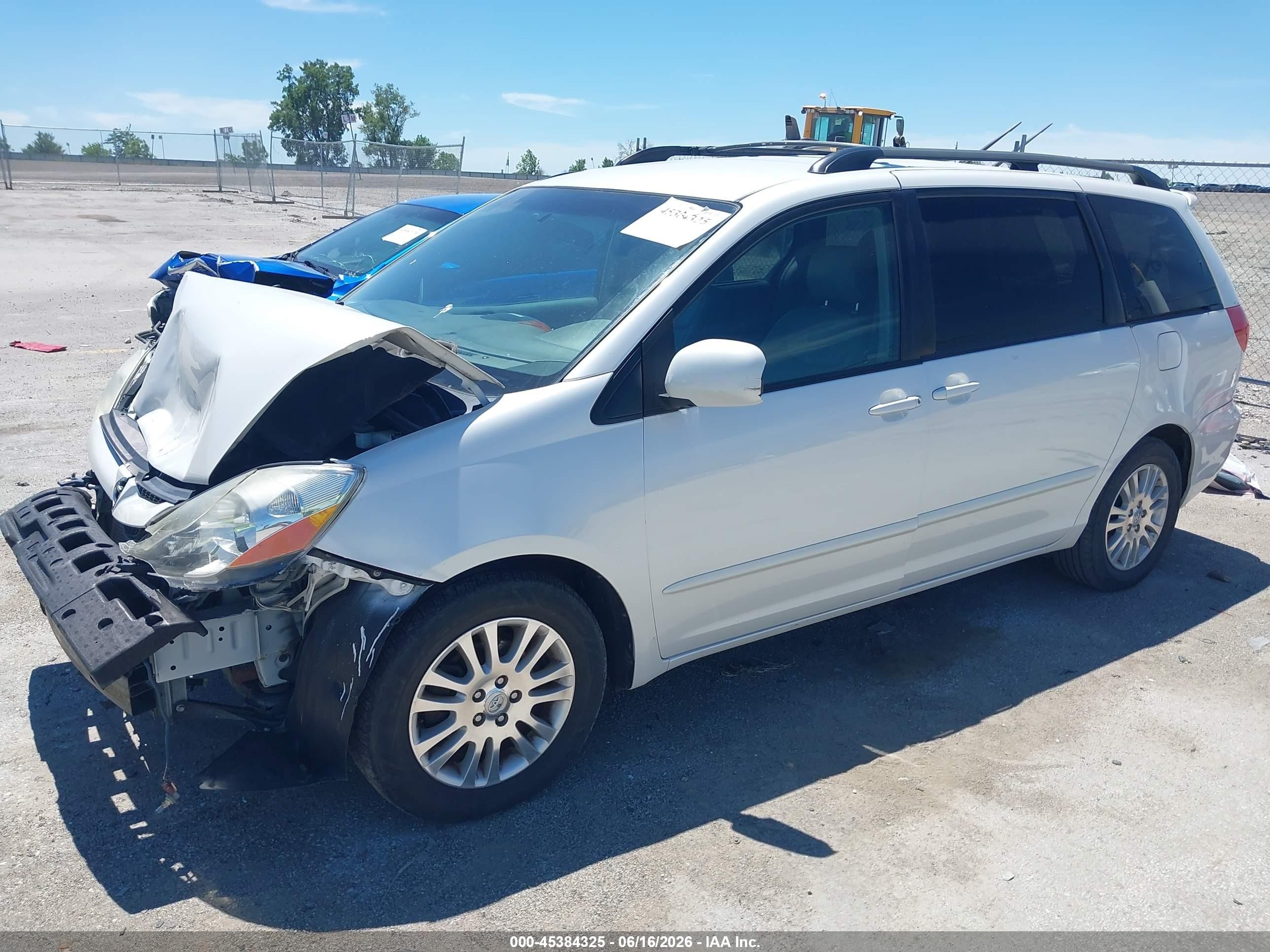 2007 Toyota Sienna Xle White vin: 5TDZK22C47S092449
