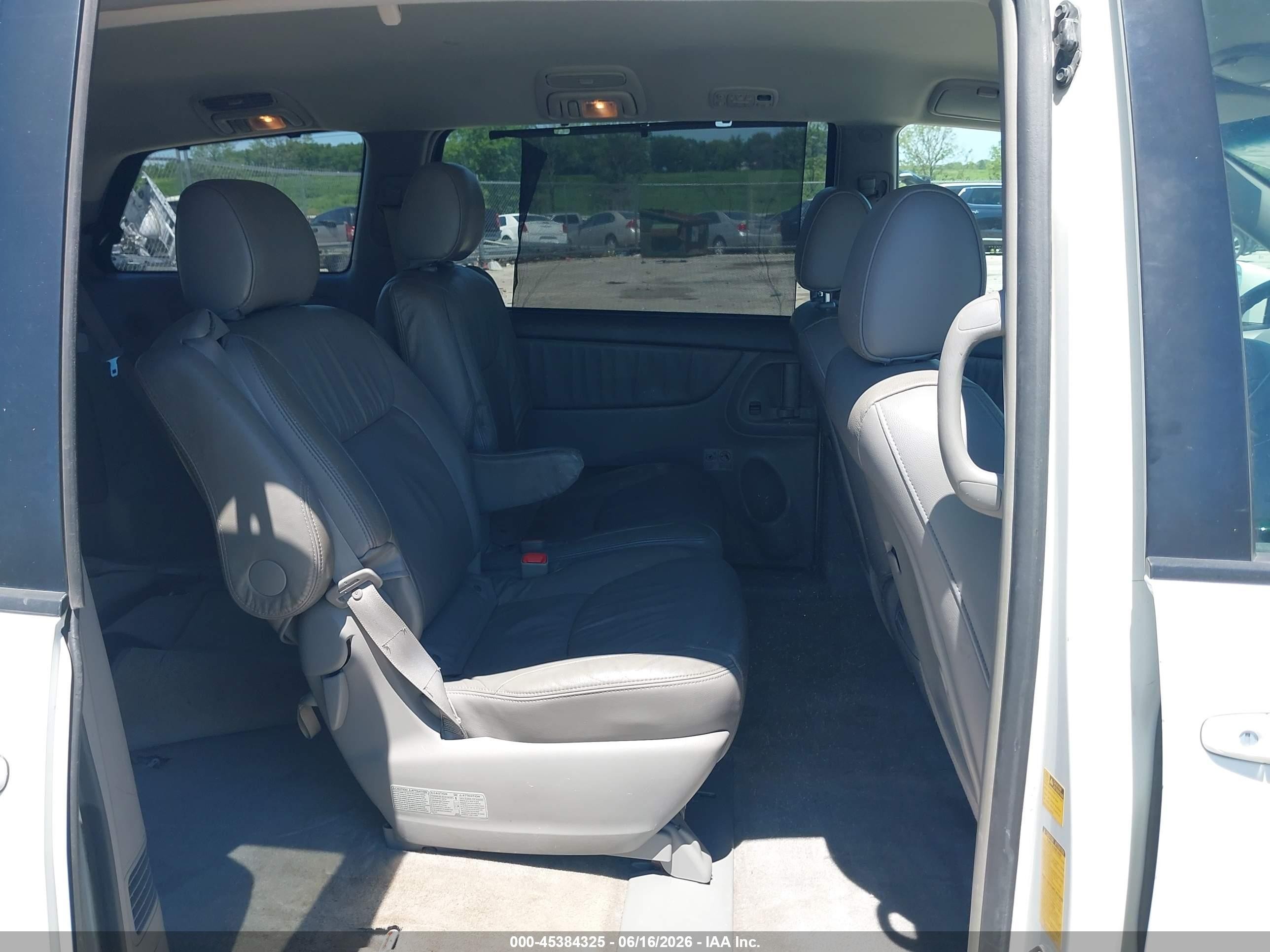 2007 Toyota Sienna Xle White vin: 5TDZK22C47S092449