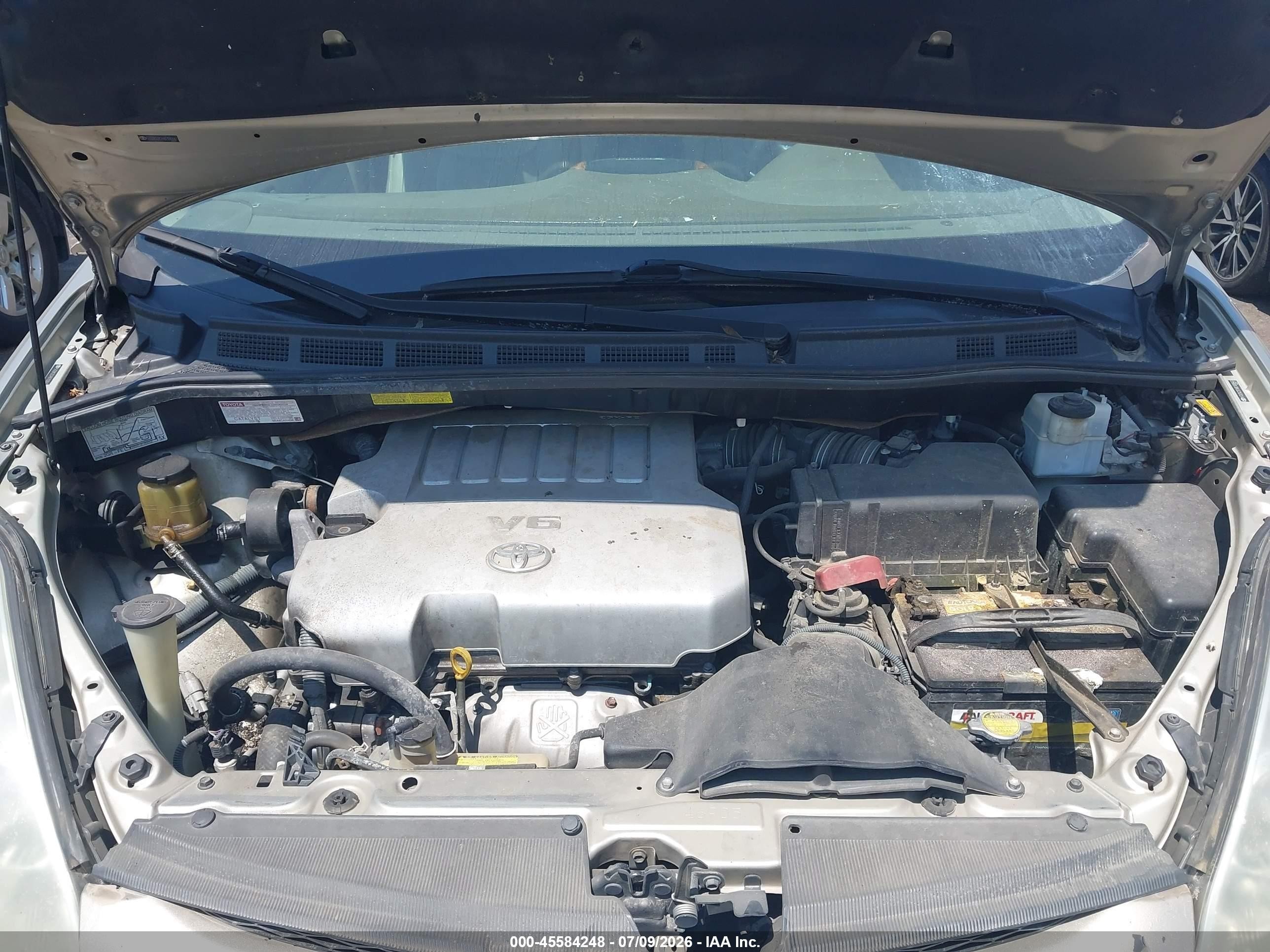2008 Toyota Sienna Xle Beige vin: 5TDZK22C48S100647