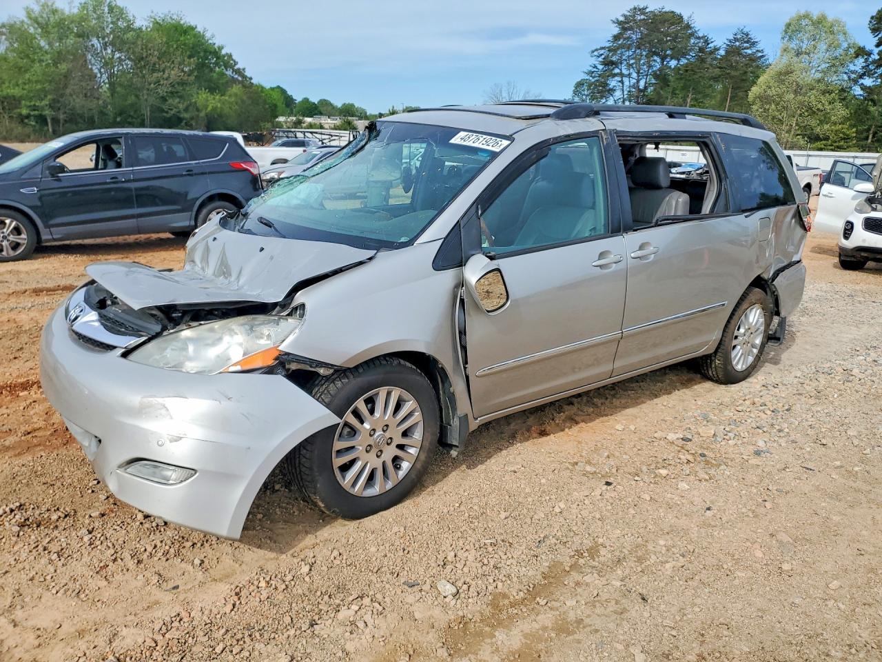 2008 Toyota Sienna Xle Limited Silver vin: 5TDZK22C48S101748
