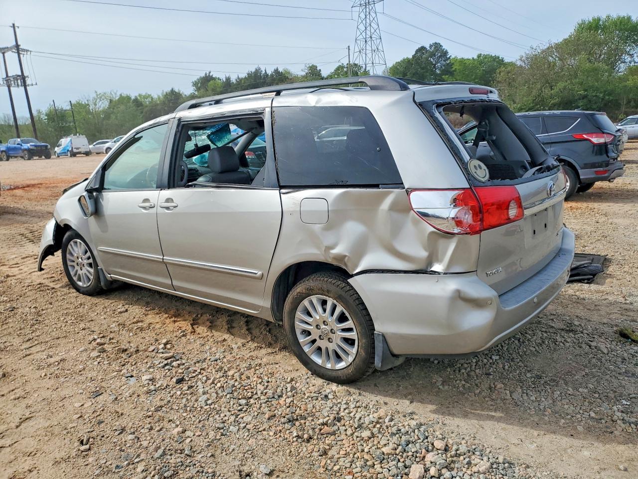 2008 Toyota Sienna Xle Limited Silver vin: 5TDZK22C48S101748