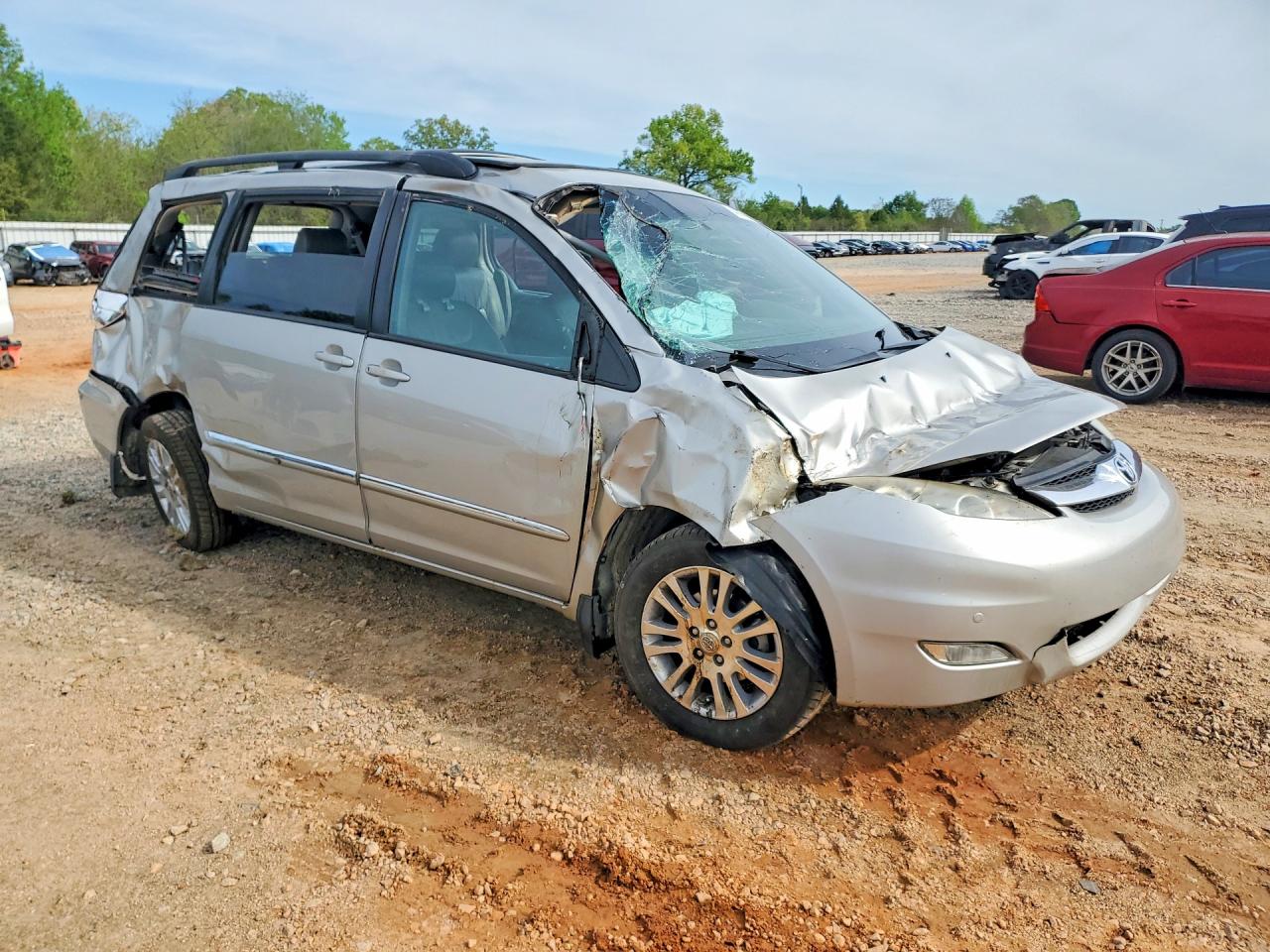 2008 Toyota Sienna Xle Limited Silver vin: 5TDZK22C48S101748