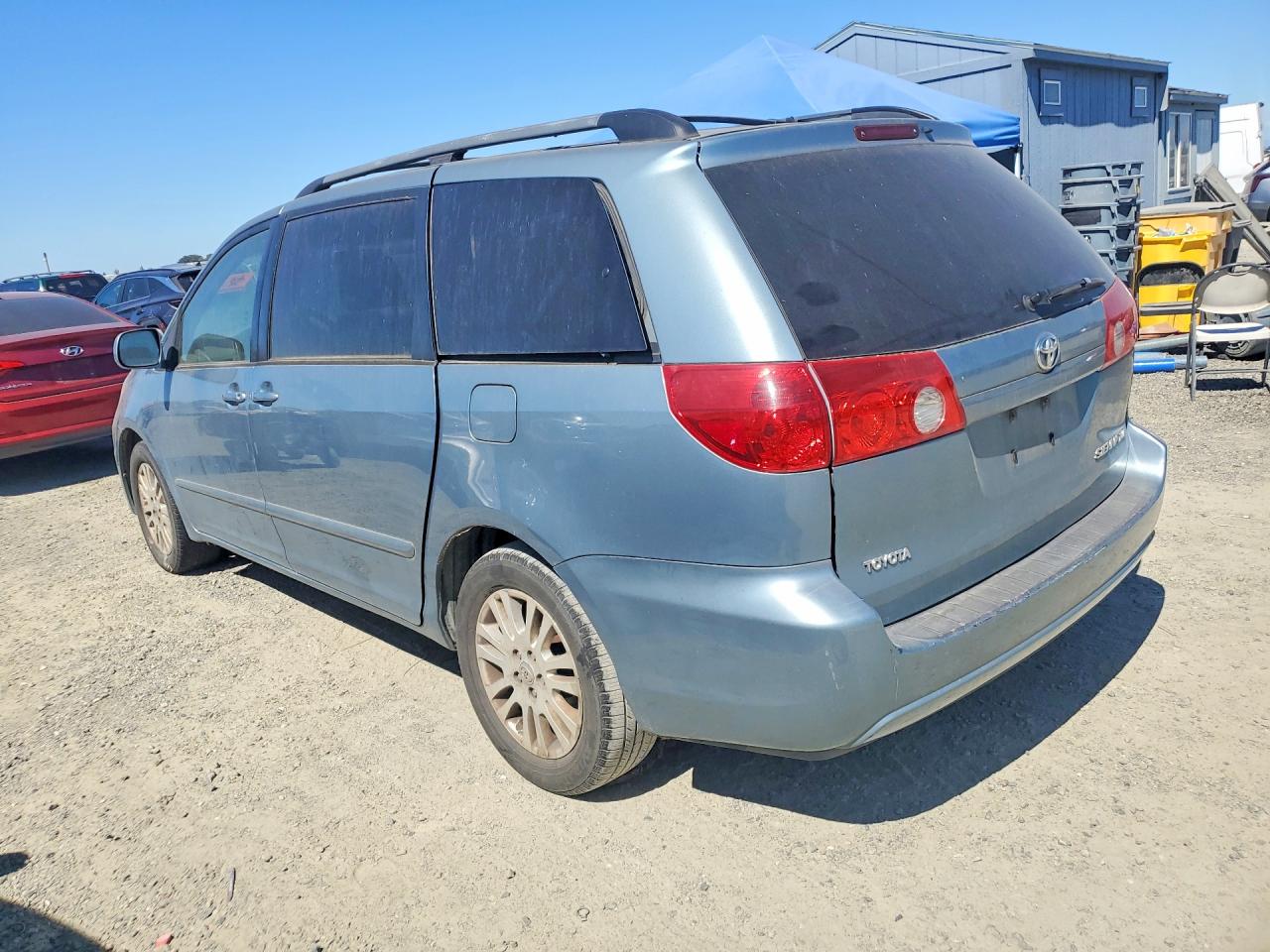 2008 Toyota Sienna Blue vin: 5TDZK22C48S152280
