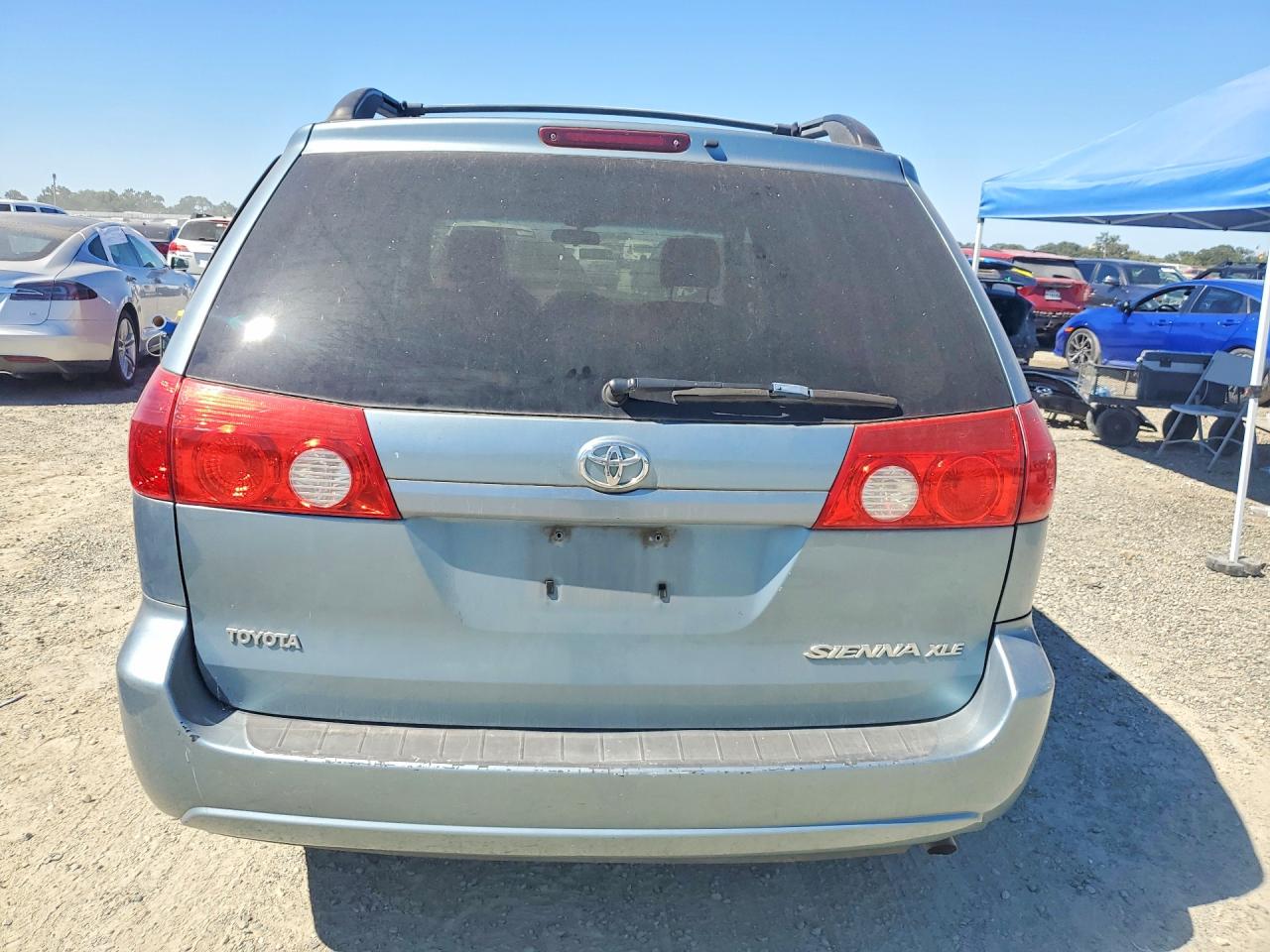2008 Toyota Sienna Blue vin: 5TDZK22C48S152280