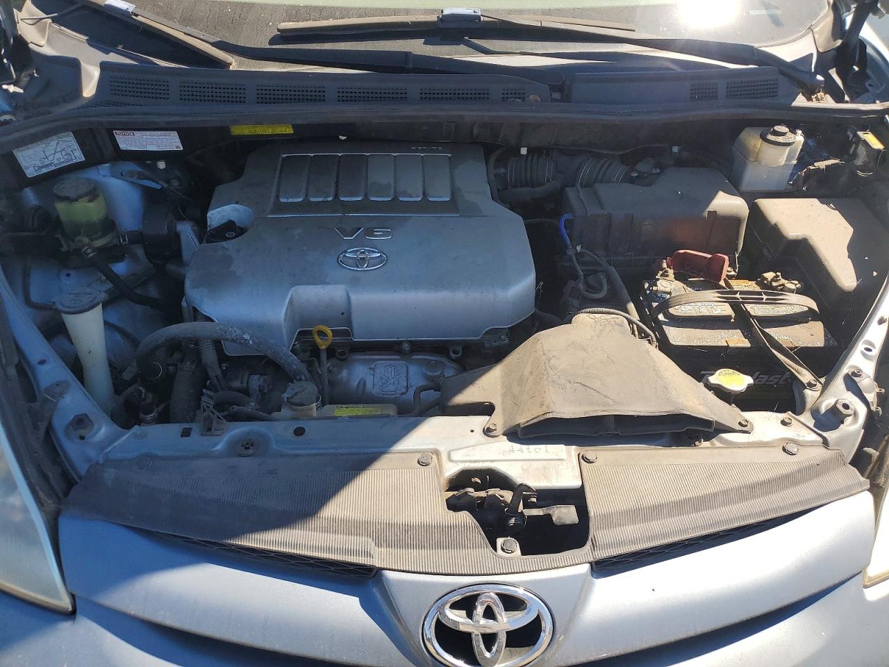 2008 Toyota Sienna Blue vin: 5TDZK22C48S152280