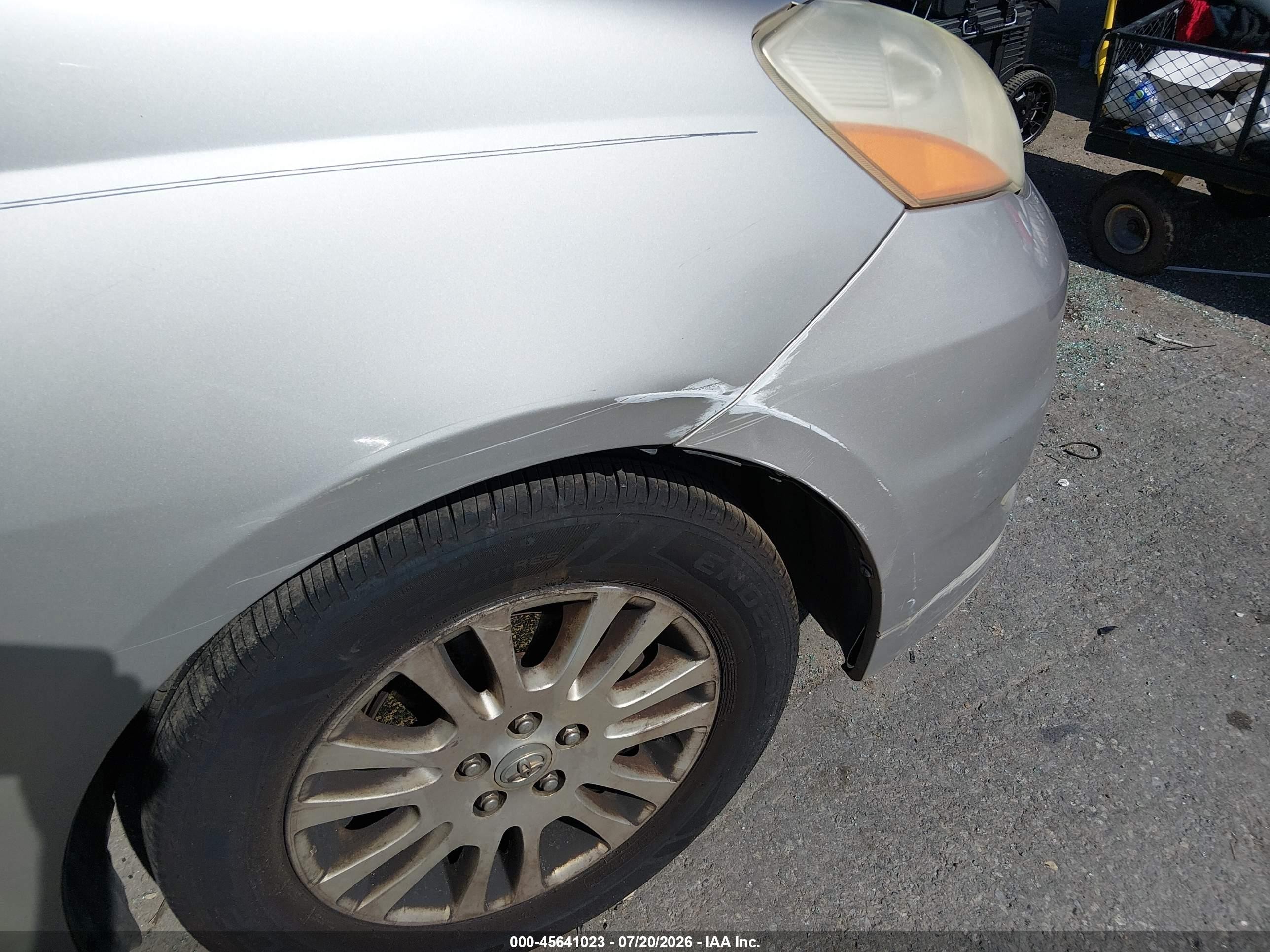 2008 Toyota Sienna Limited Серый vin: 5TDZK22C48S152375