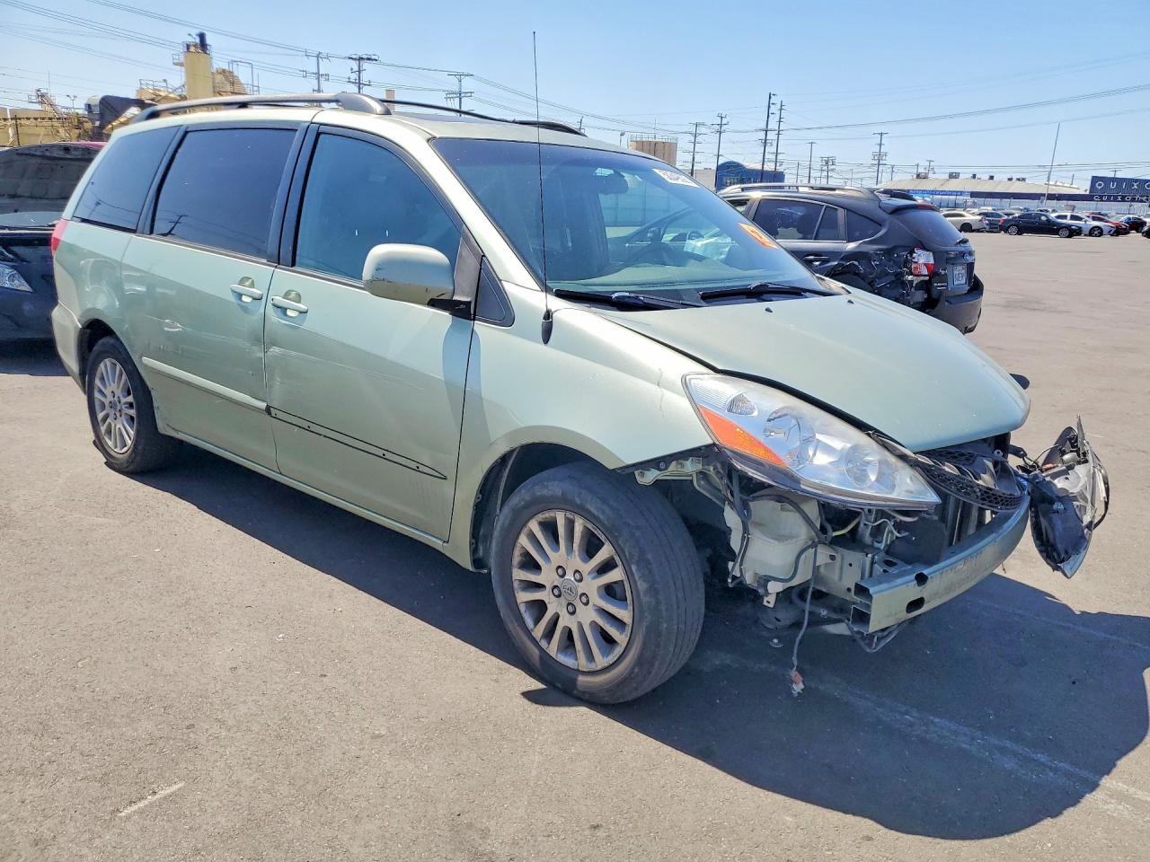 2008 Toyota Sienna Xle Зеленый vin: 5TDZK22C48S189572