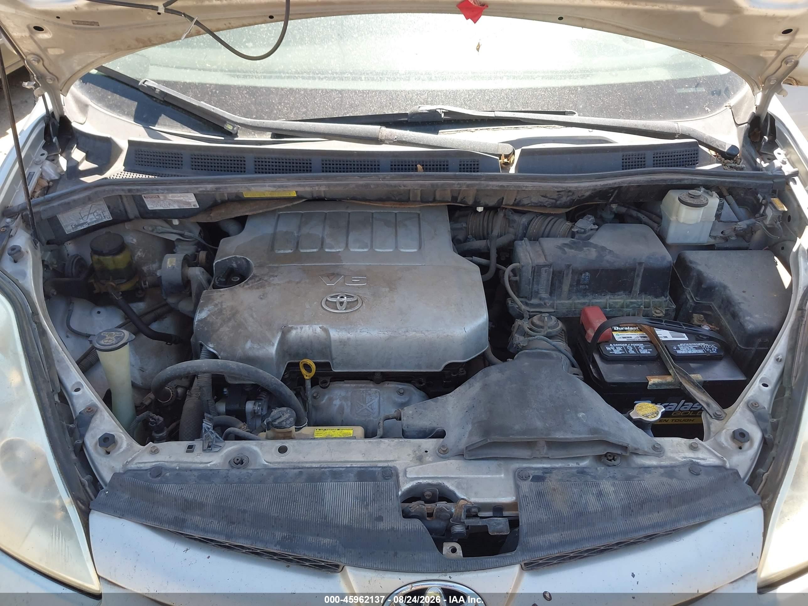 2008 Toyota Sienna Xle Silver vin: 5TDZK22C48S205253