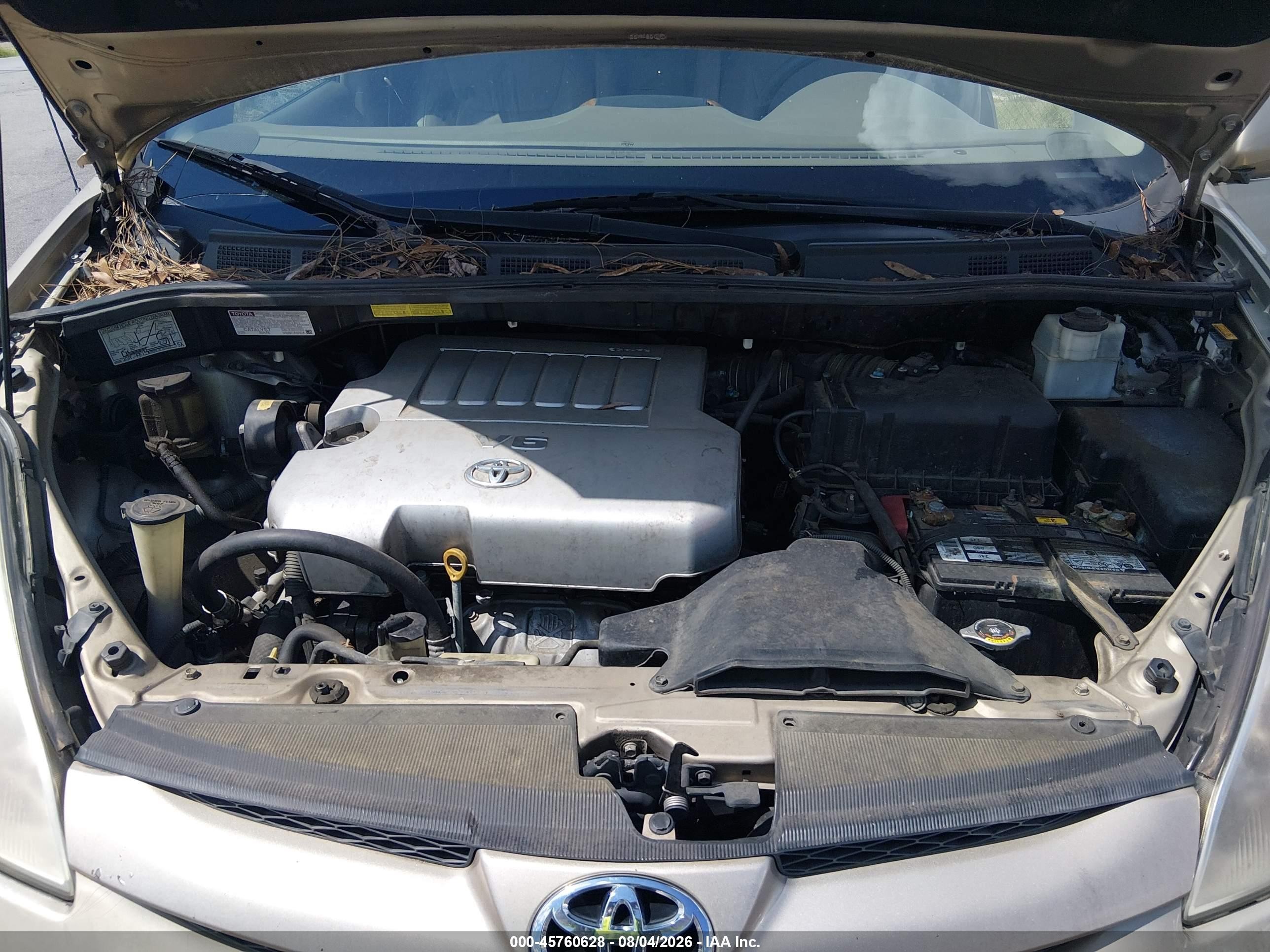 2008 Toyota Sienna Xle/xle Limited Beige vin: 5TDZK22C48S217175