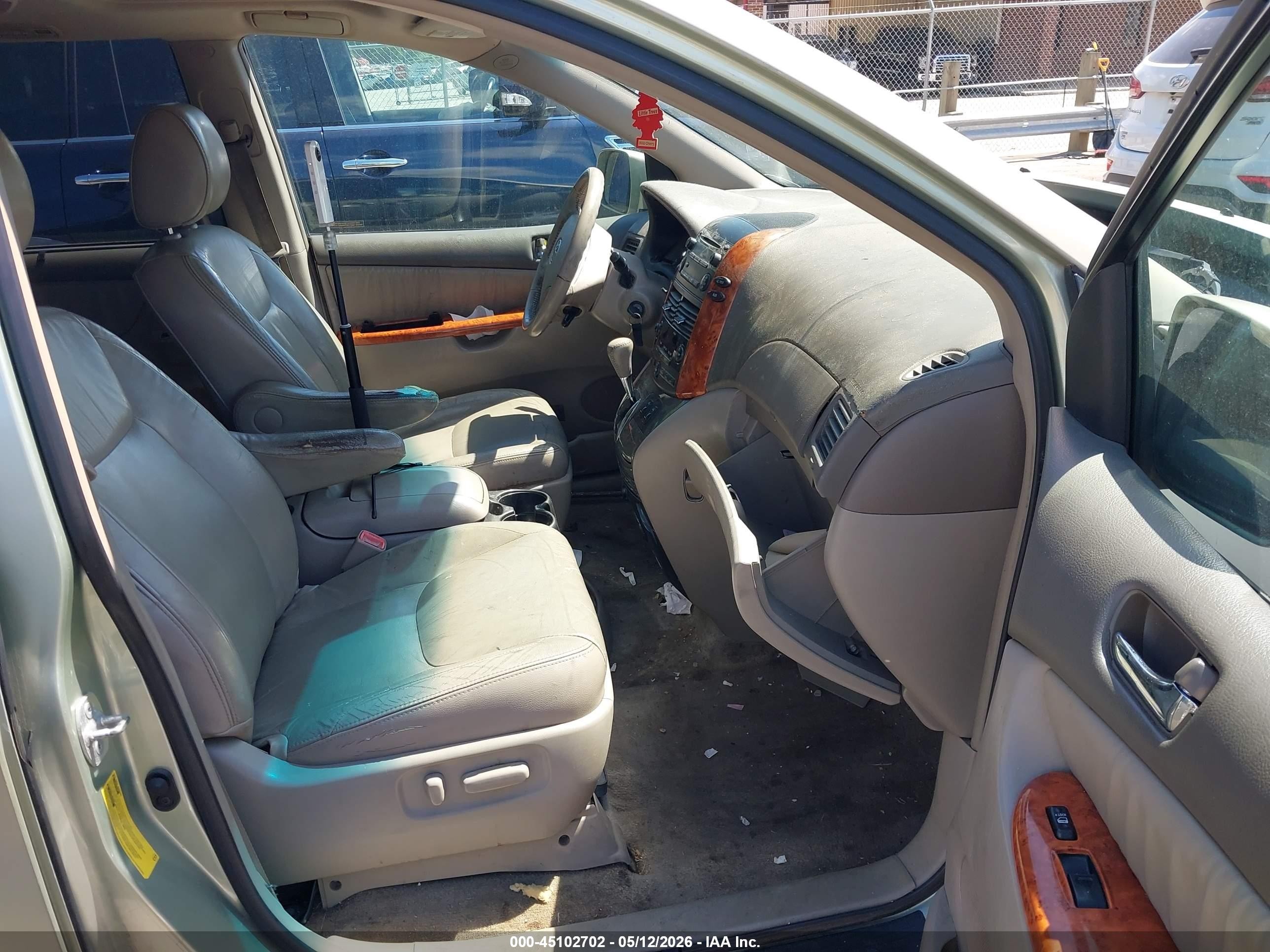2009 Toyota Sienna Xle Green vin: 5TDZK22C49S244121