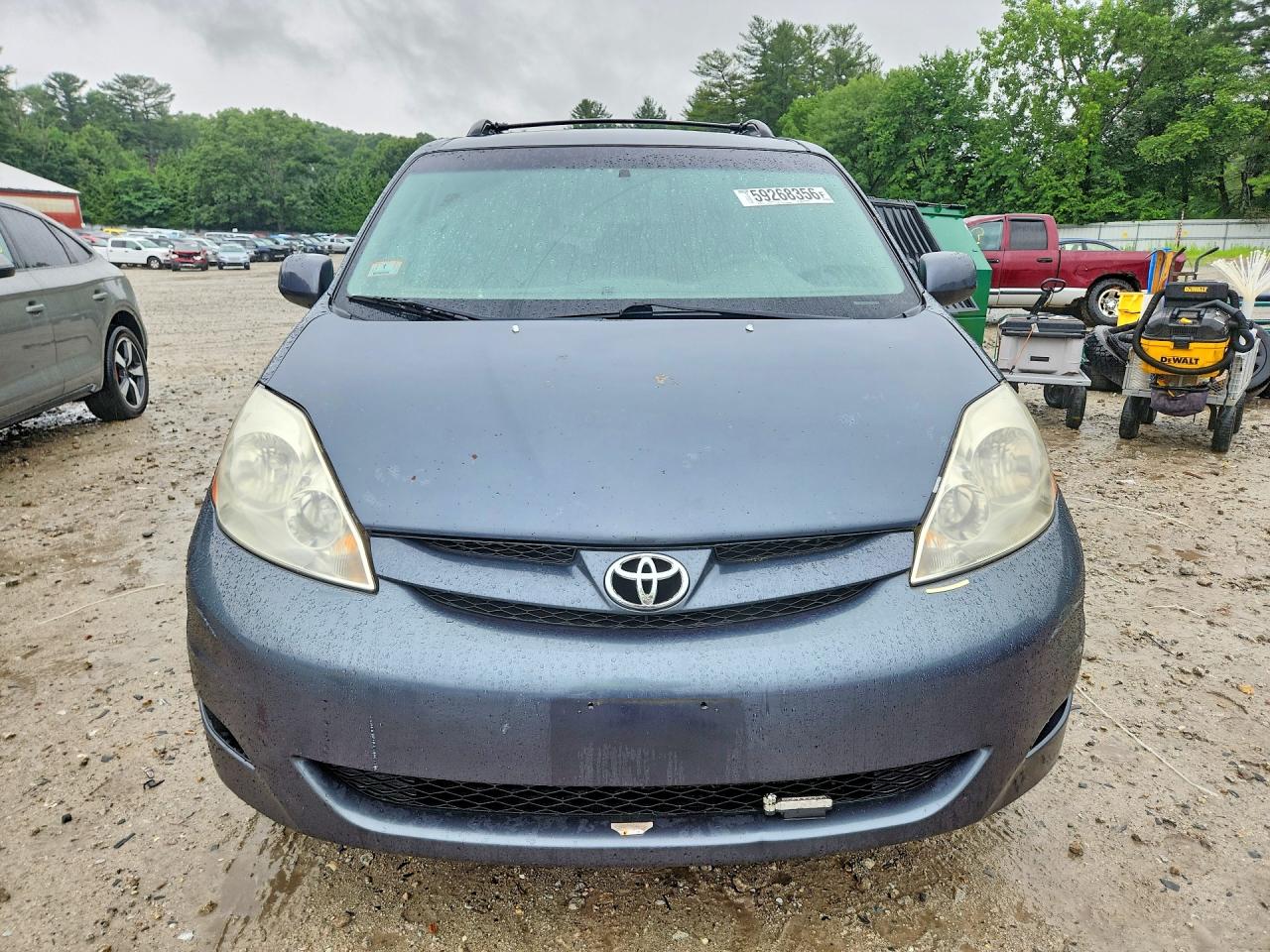 2009 Toyota Sienna Xle Blue vin: 5TDZK22C49S260366